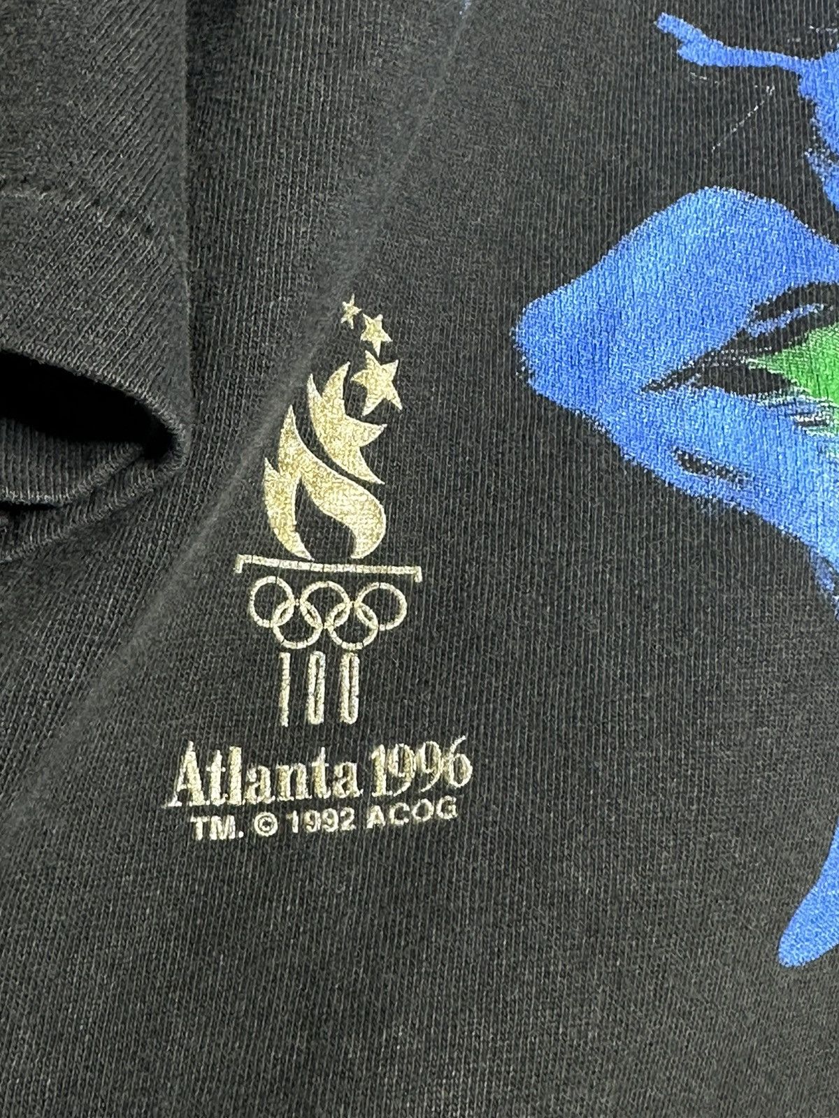 USA Olympics × Vintage 🚨Vintage XXVI Olympic Games Atlanta 1996 Olympics T-Shirt Size US XL / EU 56 / 4 - 4 Thumbnail