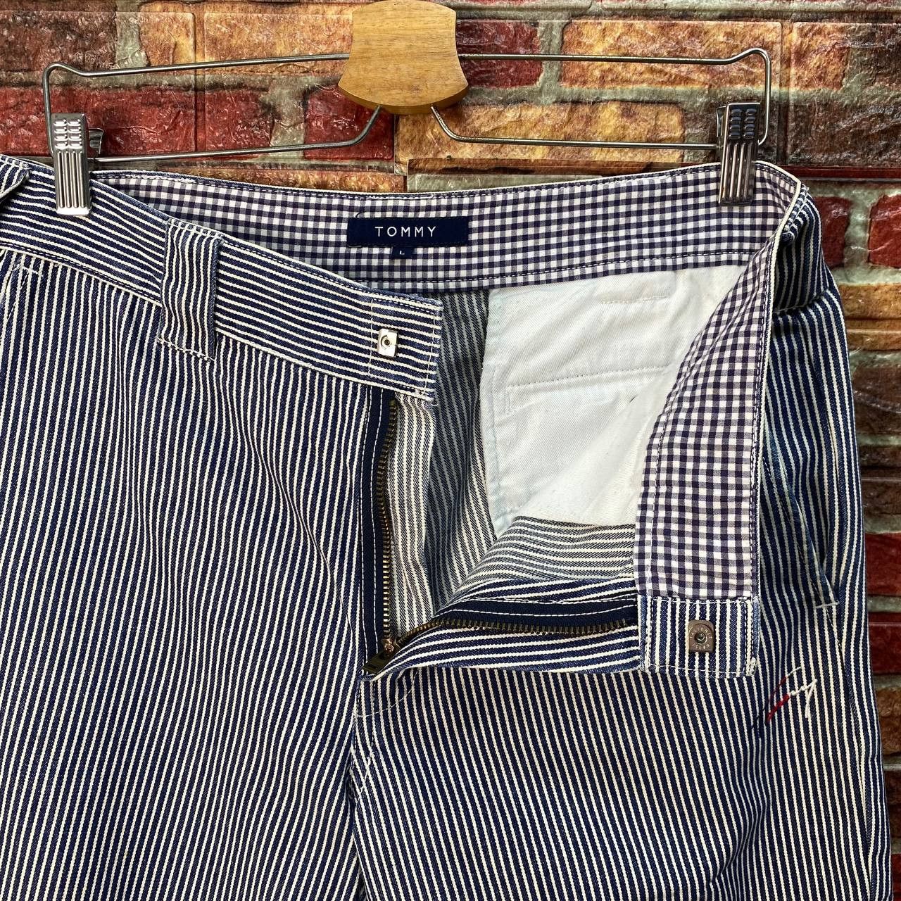Dickies DICKIES X TOMMY Hickory Stripe Workwear Carpenter Pants Size US 33 - 13 Thumbnail
