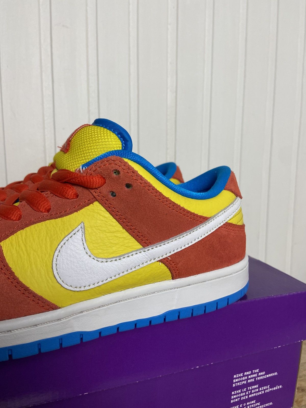 Adidas Used Nike SB Dunk Low Pro "Bart Simpson" Authentic 7,5US Size US 7.5 / EU 40-41 - 2 Thumbnail