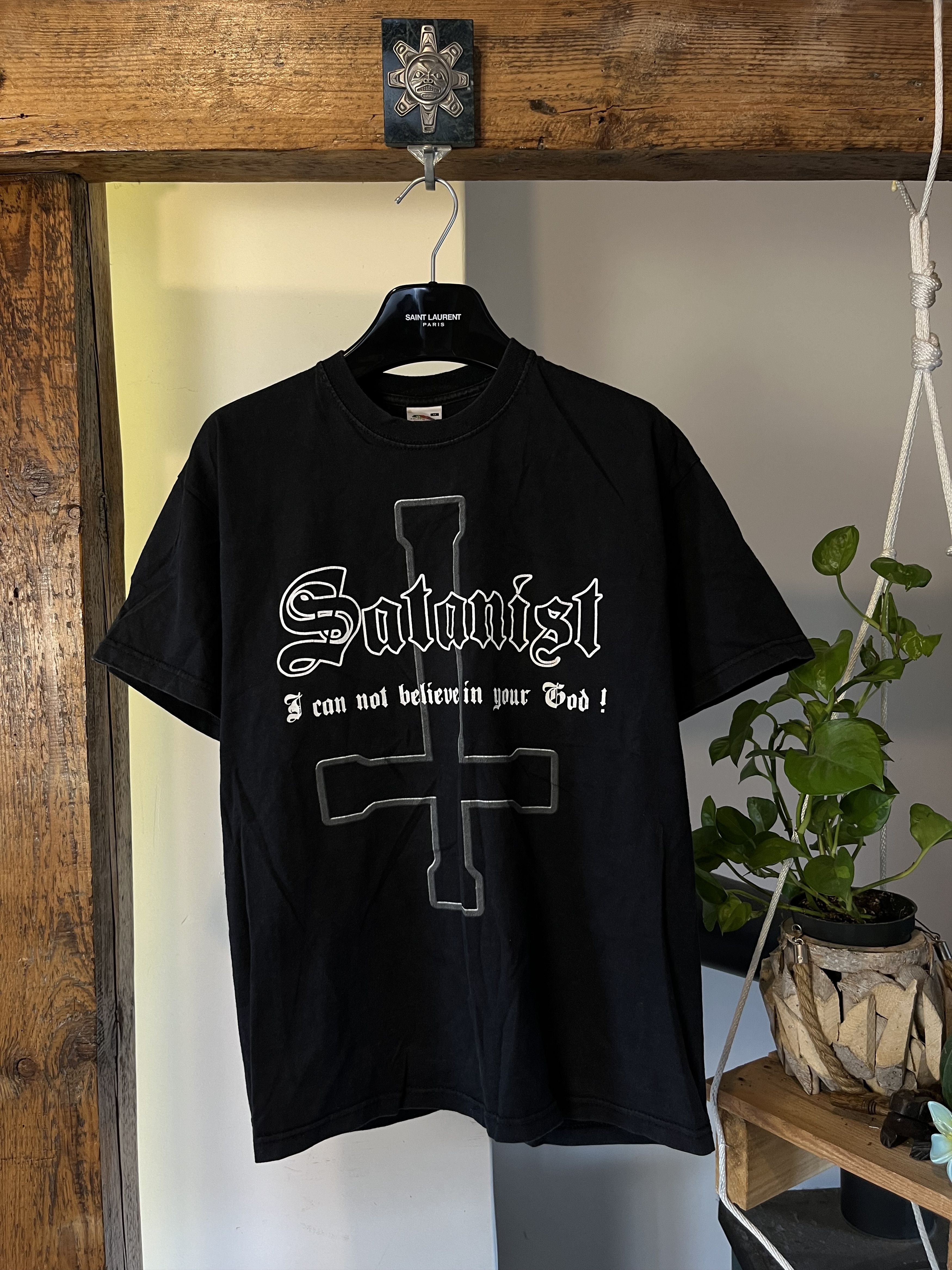 Band Tees 90s Metal Band Baphomet Satanic Church of Satan Screen Star Size US M / EU 48-50 / 2 - 1 Thumbnail