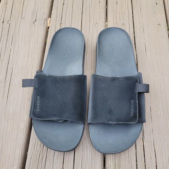 Vionic Vionic Orthaheel Keira Black Synthetic Platform Comfort Summ Size US 9 / IT 39 - 3 Thumbnail