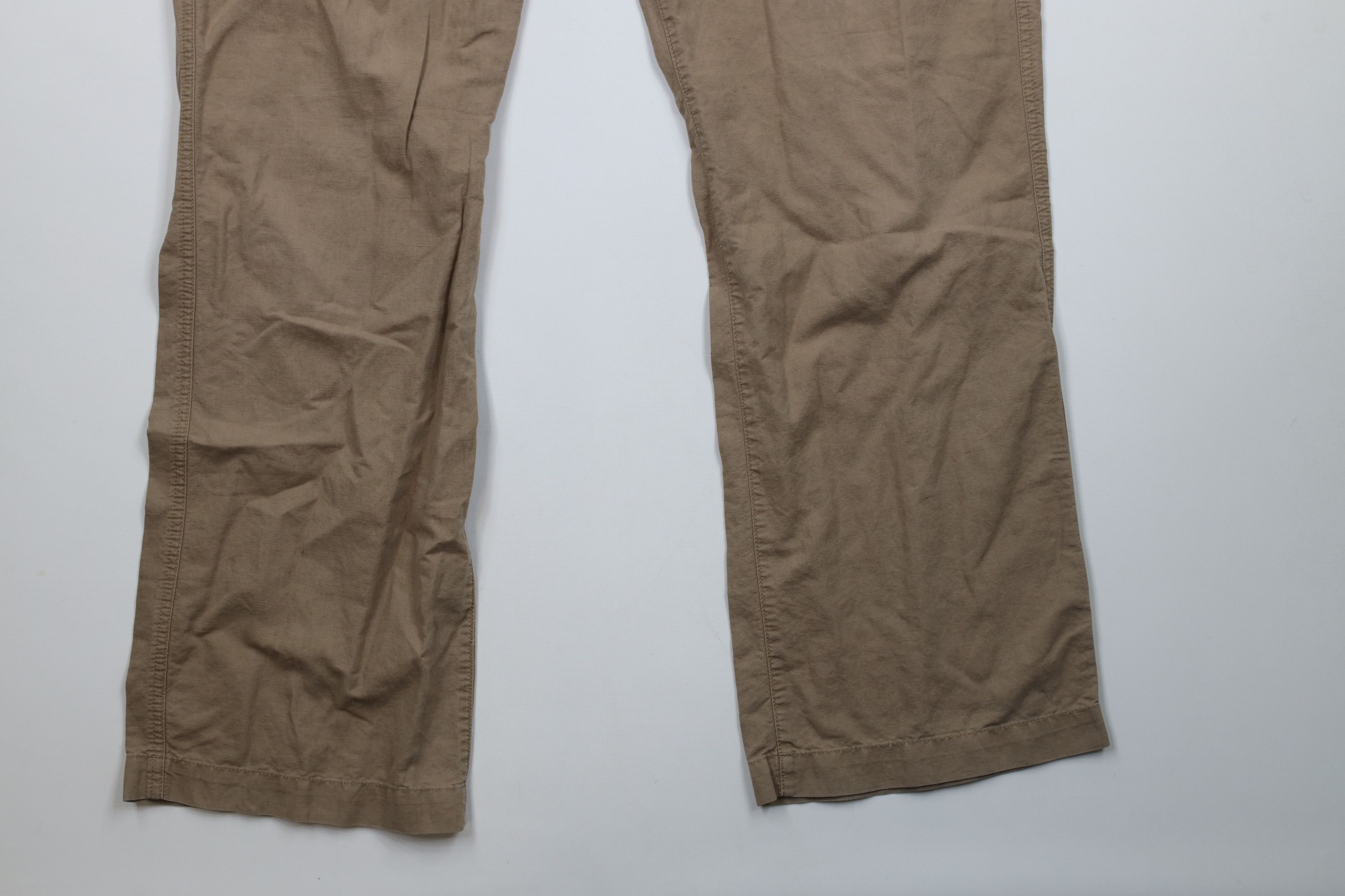 Banana Republic × Vintage Vintage Banana Republic Blend Wide Leg Harem Pants Beige Size US 36 / EU 52 - 4 Thumbnail