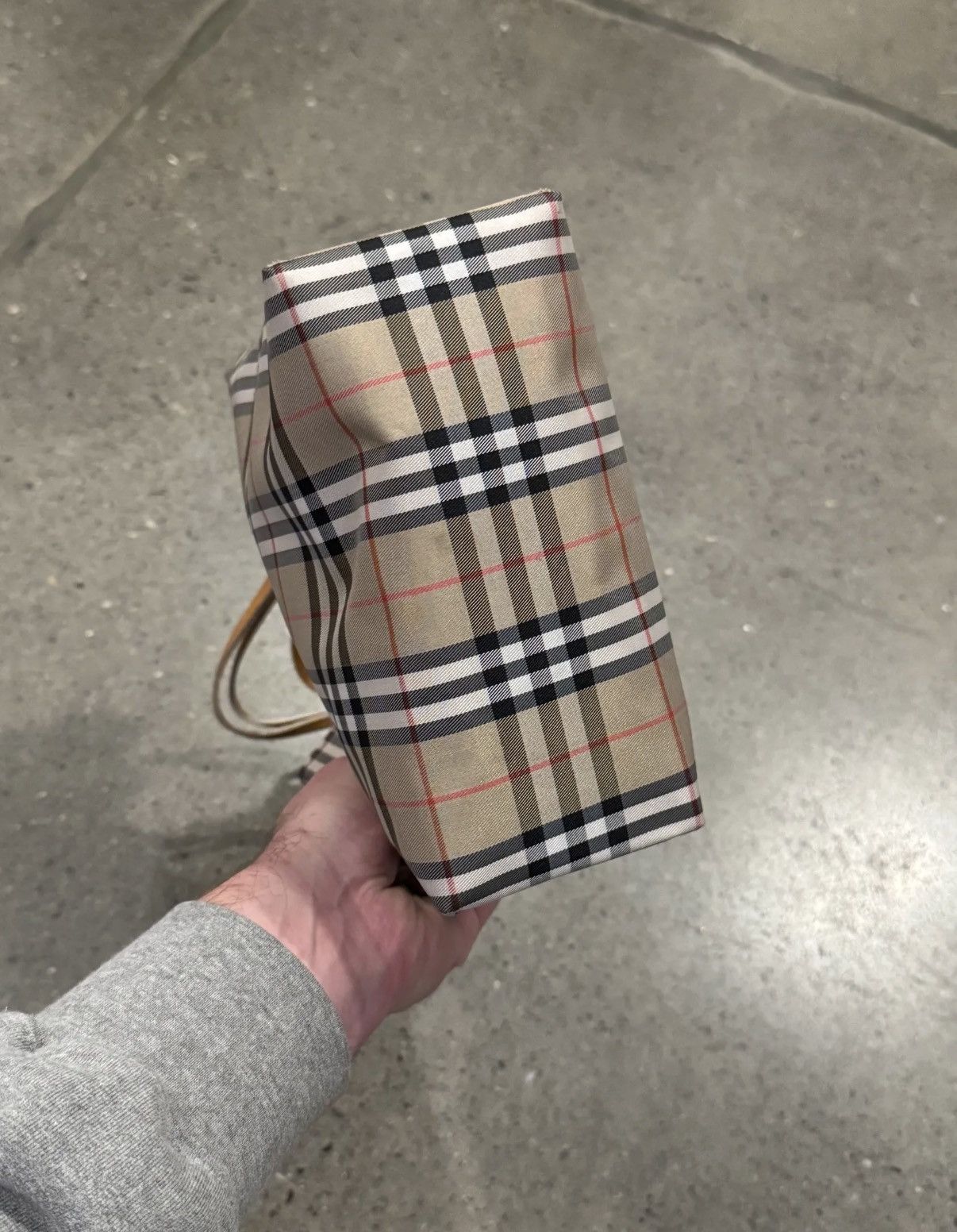 Burberry Burberry Nova Check Mini Tote Bag Size ONE SIZE - 5 Thumbnail