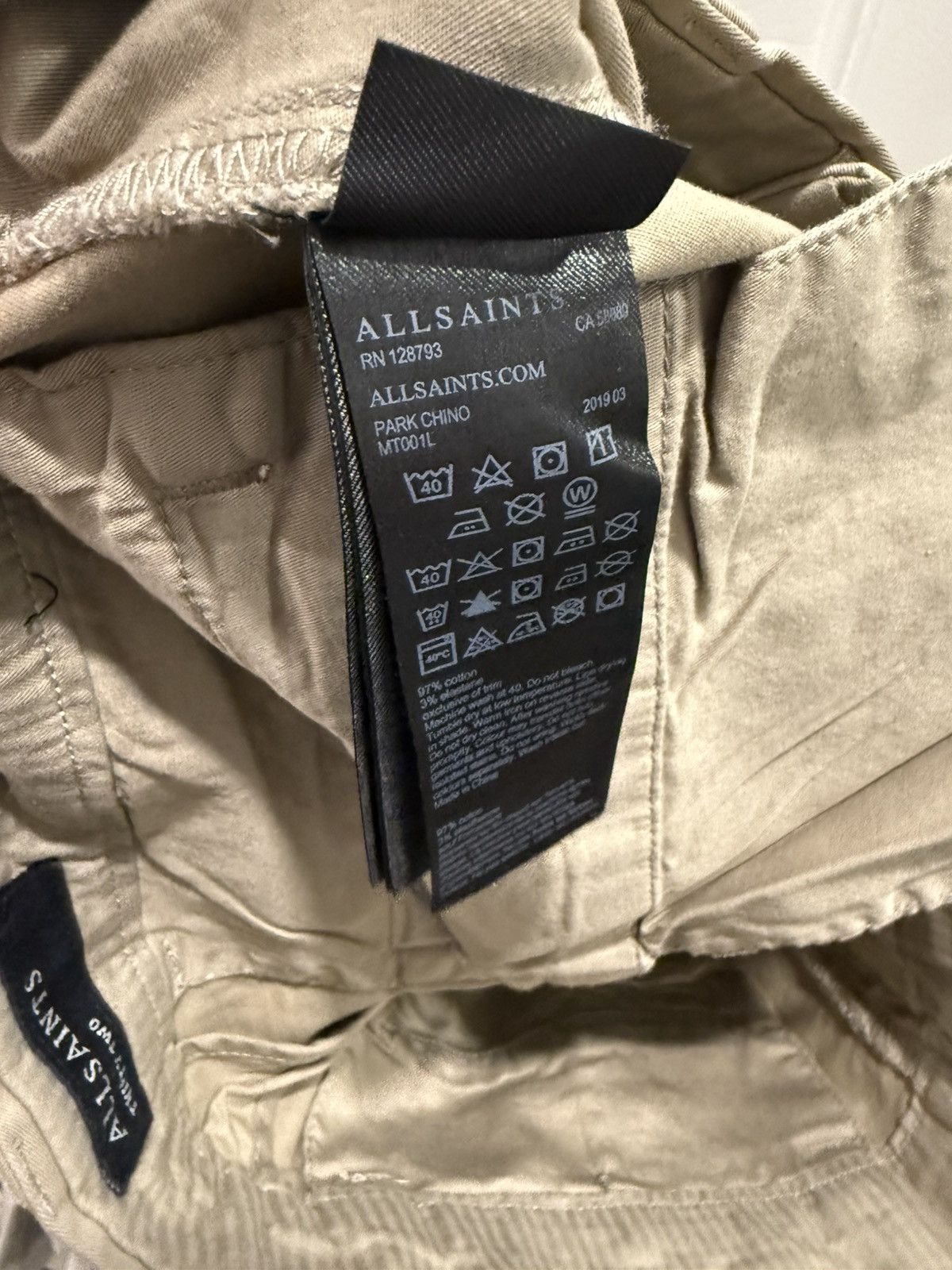 Allsaints Allsaints Chino Pants Size US 32 / EU 48 - 4 Thumbnail
