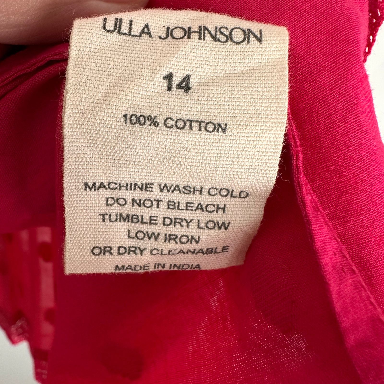 Ulla Johnson Ulla Johnson Quinn Cosmos Dotted Lace Top Size 14 NWT Size L / US 10 / IT 46 - 7 Thumbnail