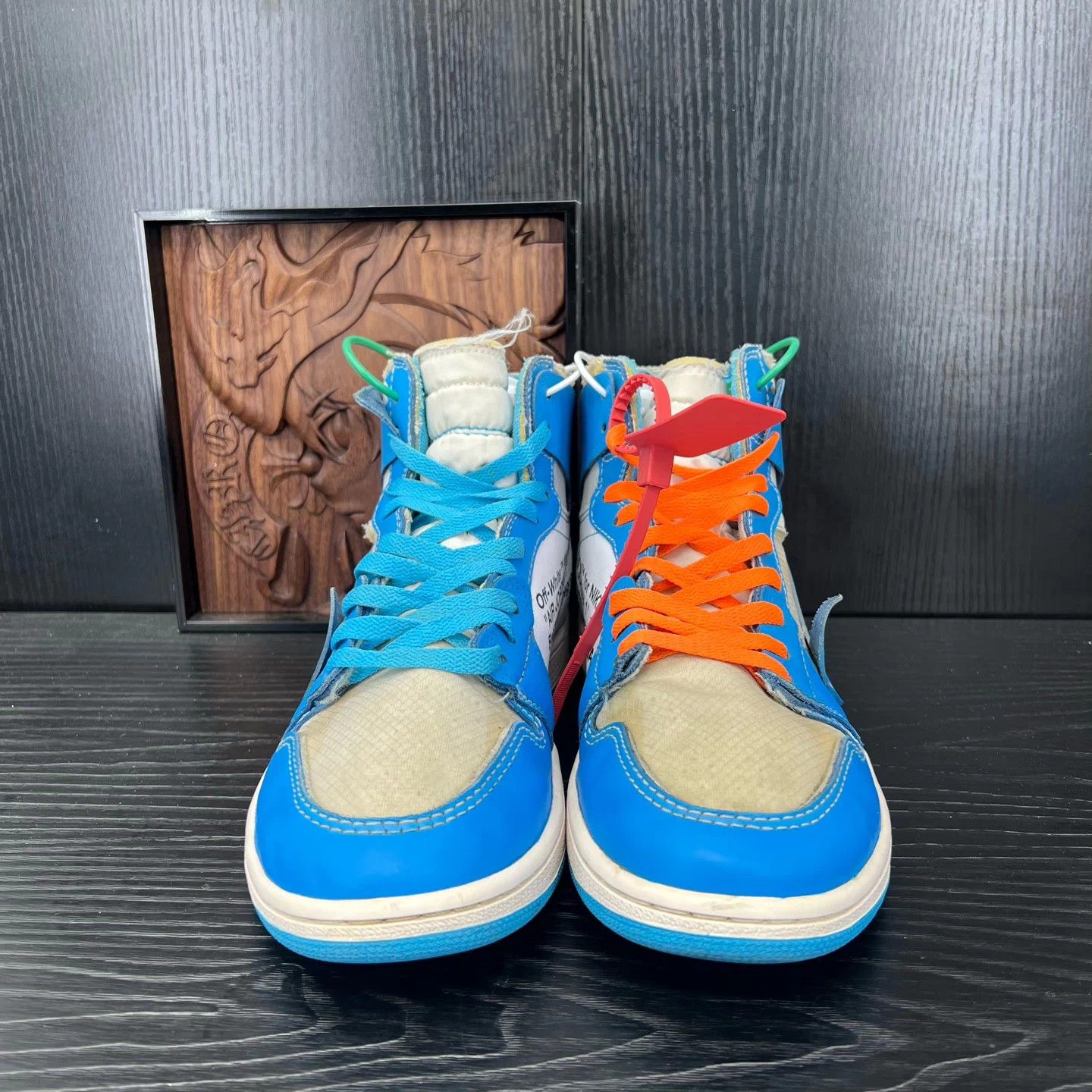 Nike OW AJ Carolina Blue 43 Size US 9.5 / EU 42-43 - 4 Thumbnail