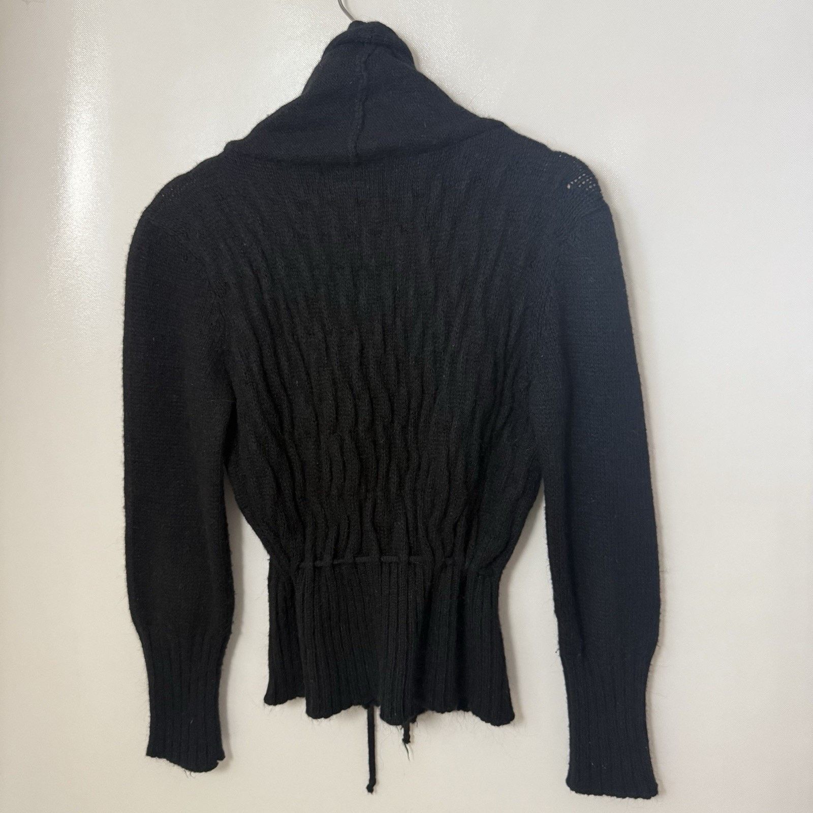 Zara Zara Cardigan Sweater Mohair Wool Academia Business Casual Size L / US 10 / IT 46 - 2 Thumbnail