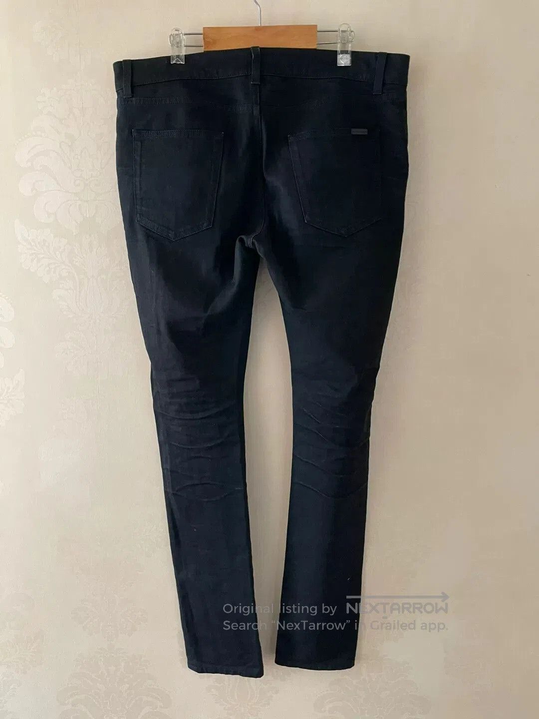 Saint Laurent Paris Saint Laurent Slim Black Jeans. Size US 34 / EU 50 - 2 Thumbnail