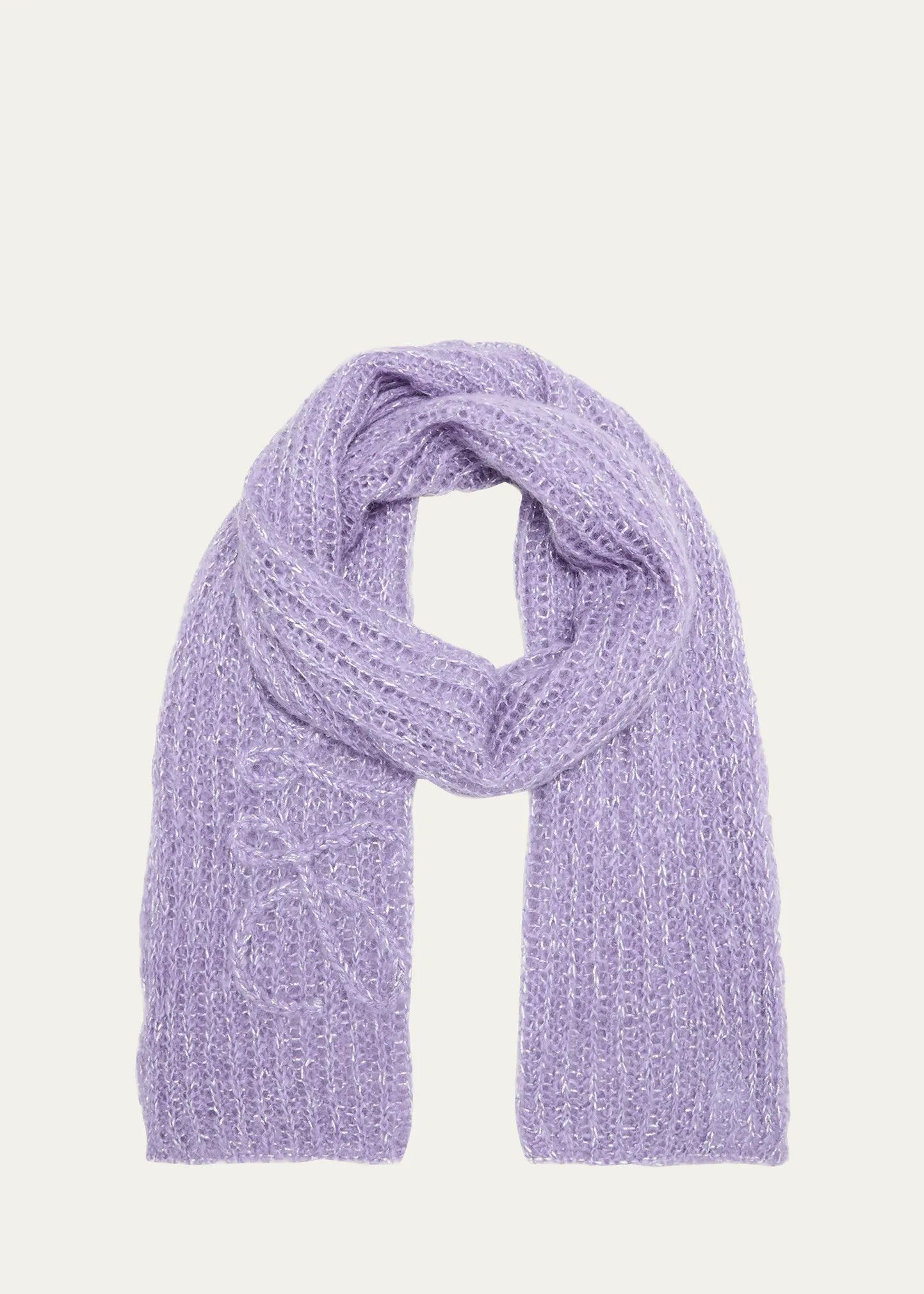 Loewe o1in1g0426 Size: 38 x 180 cm / Crocheted Mohair-Blend Scarf Size ONE SIZE - 1 Thumbnail