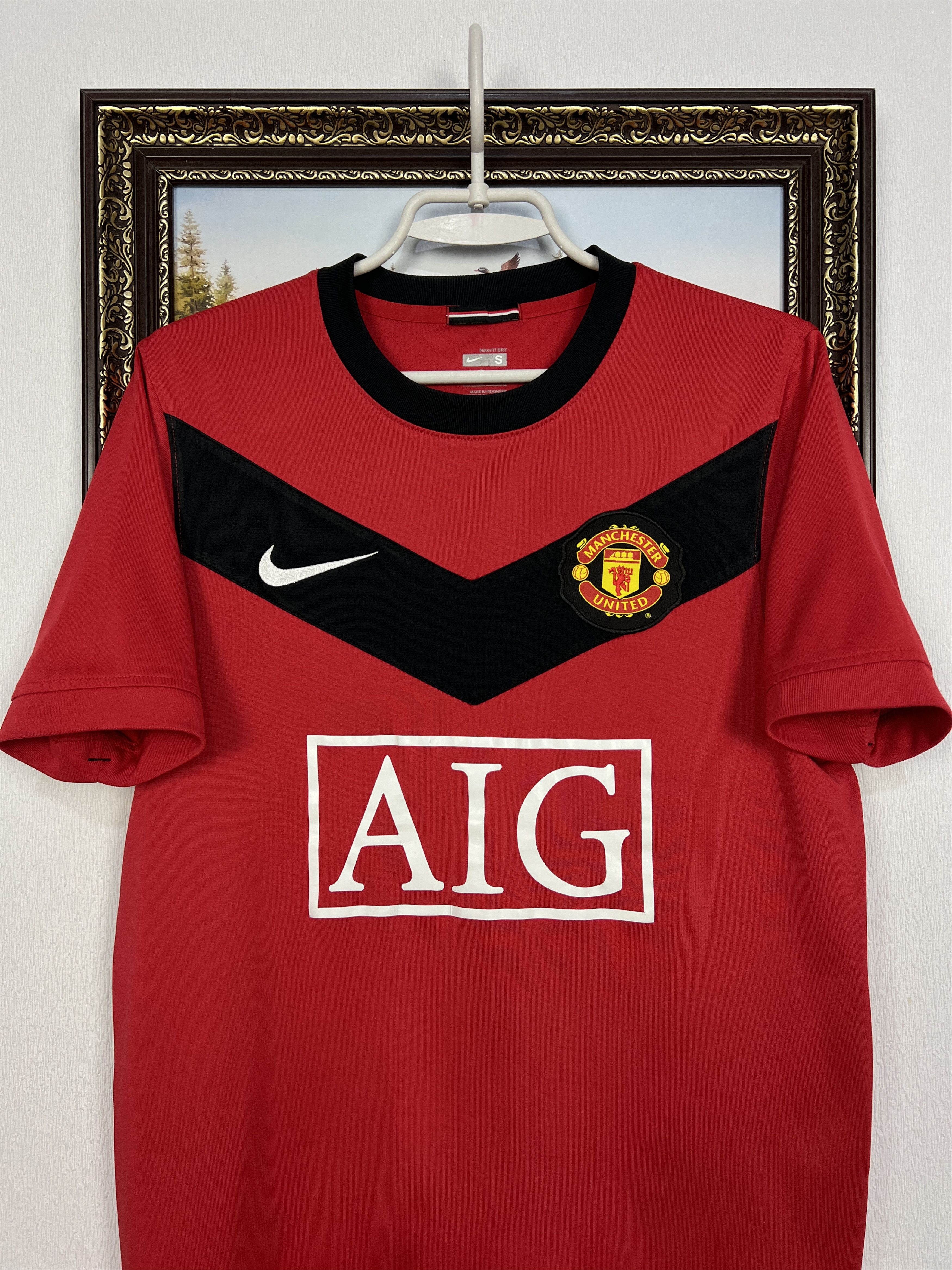 Nike Manchester United Home football shirt 2009 Soccer Nike Size US S / EU 44-46 / 1 - 2 Thumbnail