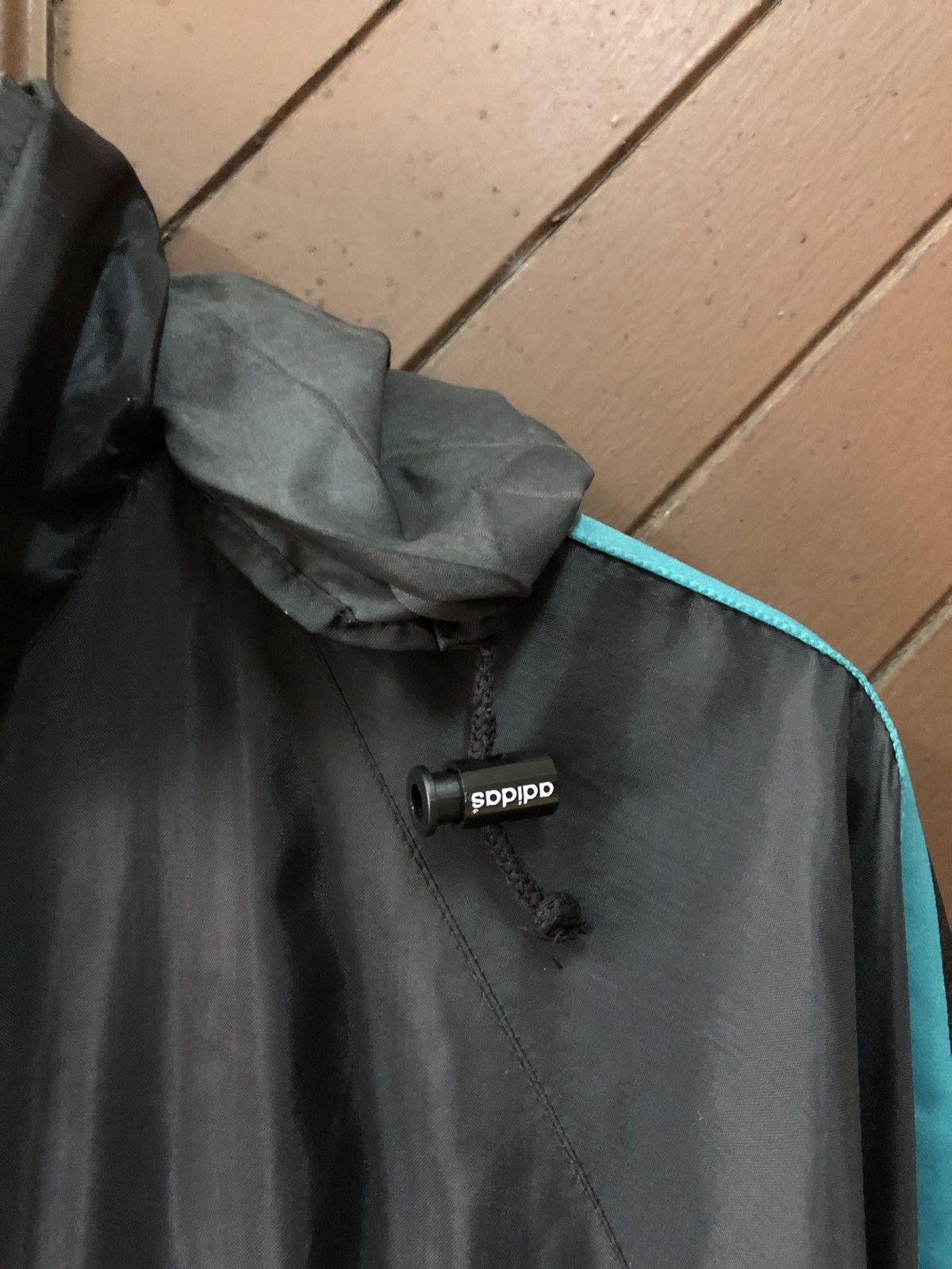 Adidas × Vintage Vintage Adidas Windbreaker Jacket Hoodie Size US L / EU 52-54 / 3 - 4 Thumbnail