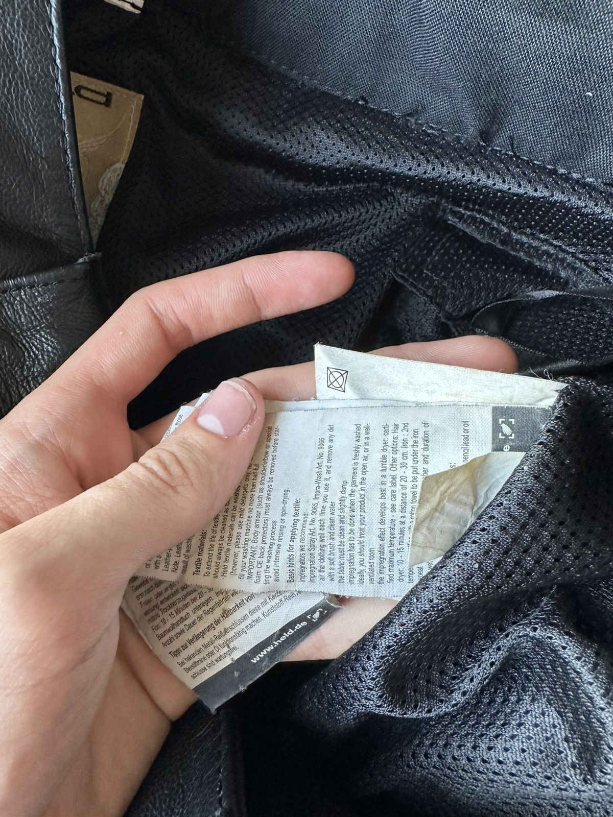 Leather HELD 🚨 LEATHER PANTS RACING VNTG Cowboy Biker Leather Pants Size US 32 / EU 48 - 9 Thumbnail