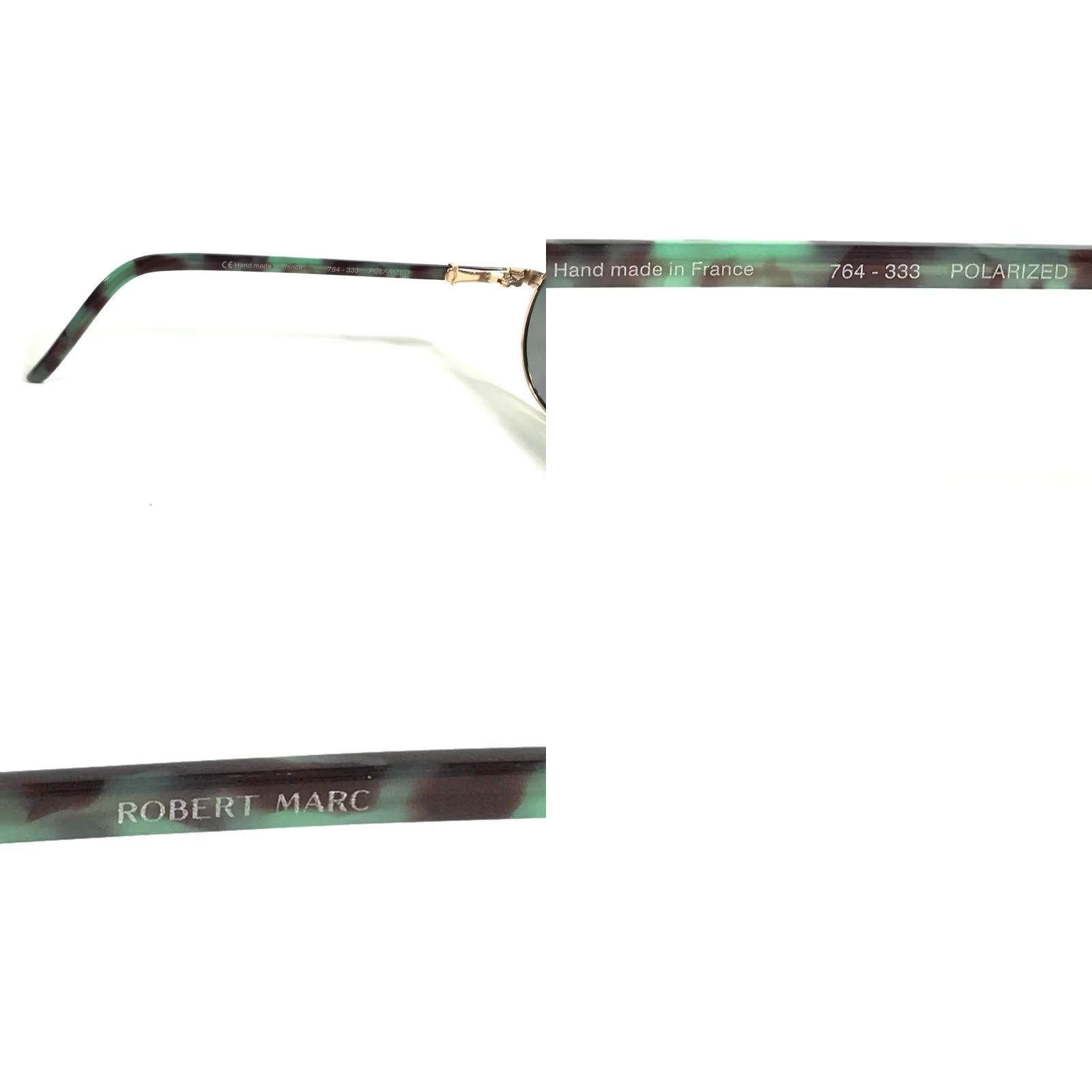 Robert Marc Sunglasses 764-333 Gold Green Tortoise Round w/ Gray Green Lenses Gafas De Sol Robert Marc 764-333 – Doradas/verde Tortuga  main image 3