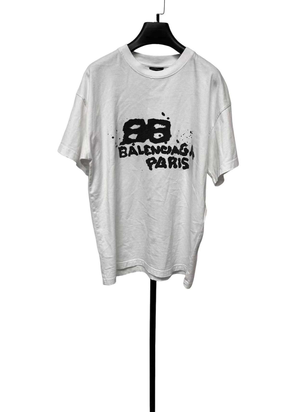 Balenciaga Balenciaga Logo Print T-Shirt S Size US S / EU 44-46 / 1 - 1 Thumbnail