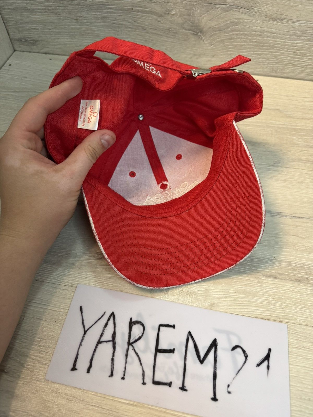 Omega Omega cap hat Size ONE SIZE - 4 Thumbnail