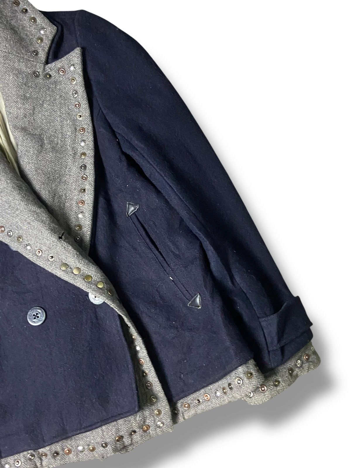 Japanese Brand × Seditionaries × Vintage UNGRID Japanese Brand Chesterfield Wool Coat (133) Size US M / EU 48-50 / 2 - 6 Thumbnail