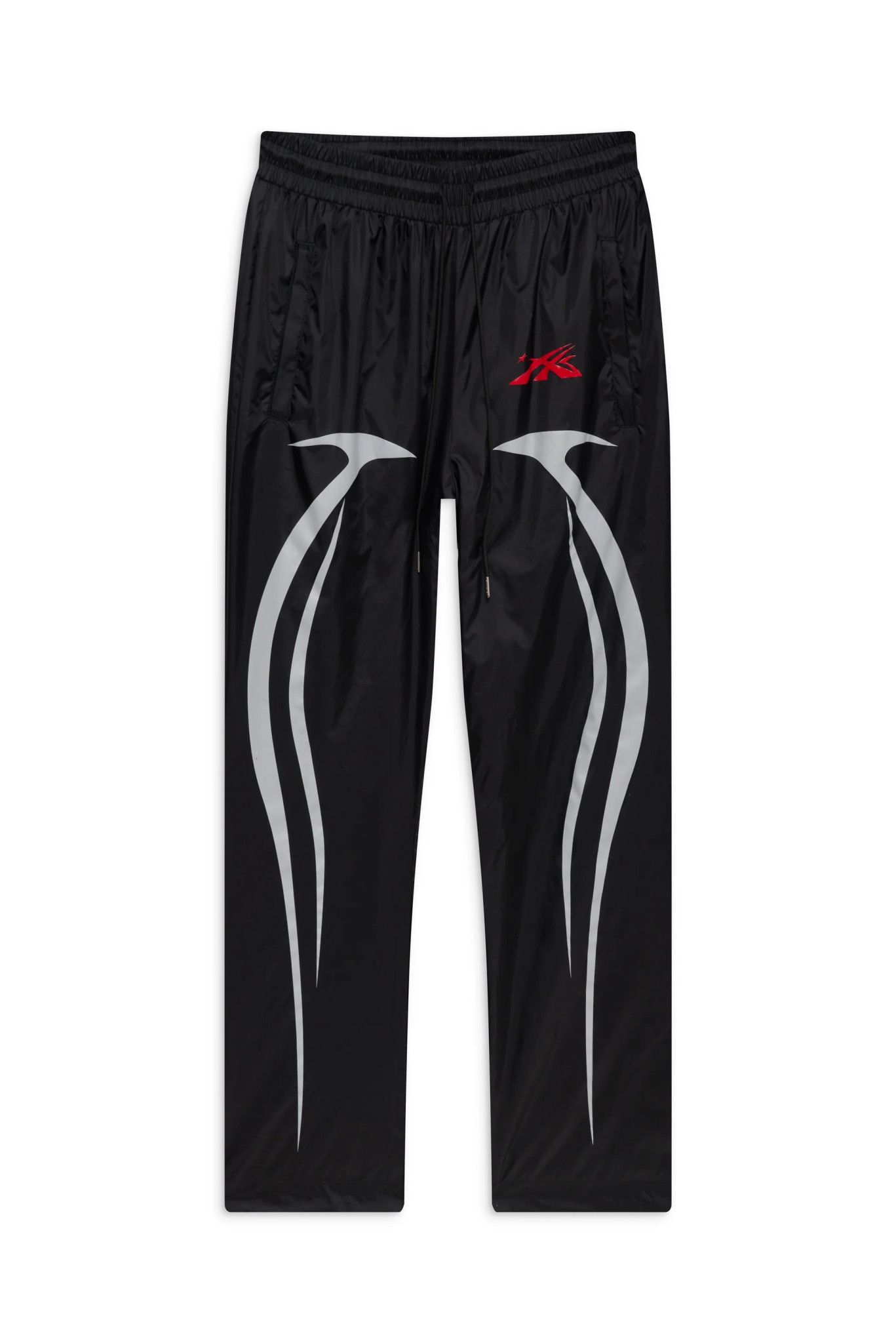 image of Hellstar Sports Nylon Pants - Size Small in Black, Men's