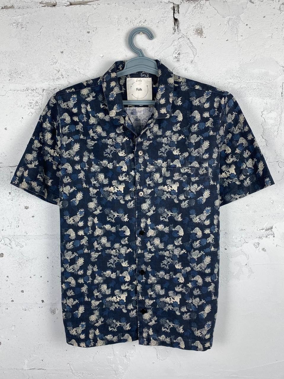 Folk Folk Organic Flower Print Hawaiian Camp Collar Shirt Size US XL / EU 56 / 4 - 2 Thumbnail