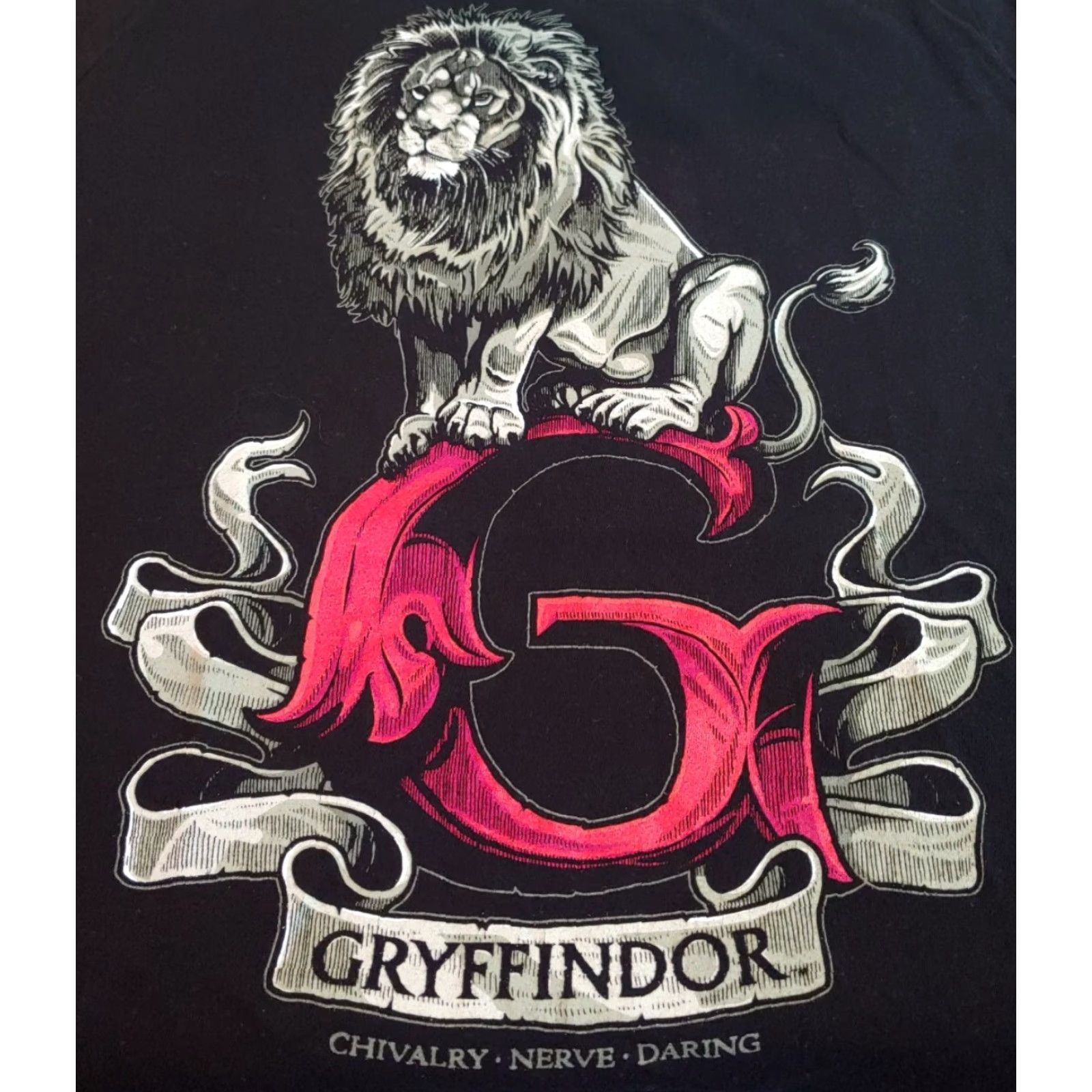 Vintage Harry Potter Mens Short Sleeve Graphic T-Shirt M Black Cotton Gryffindor Size US M / EU 48-50 / 2 - 4 Thumbnail