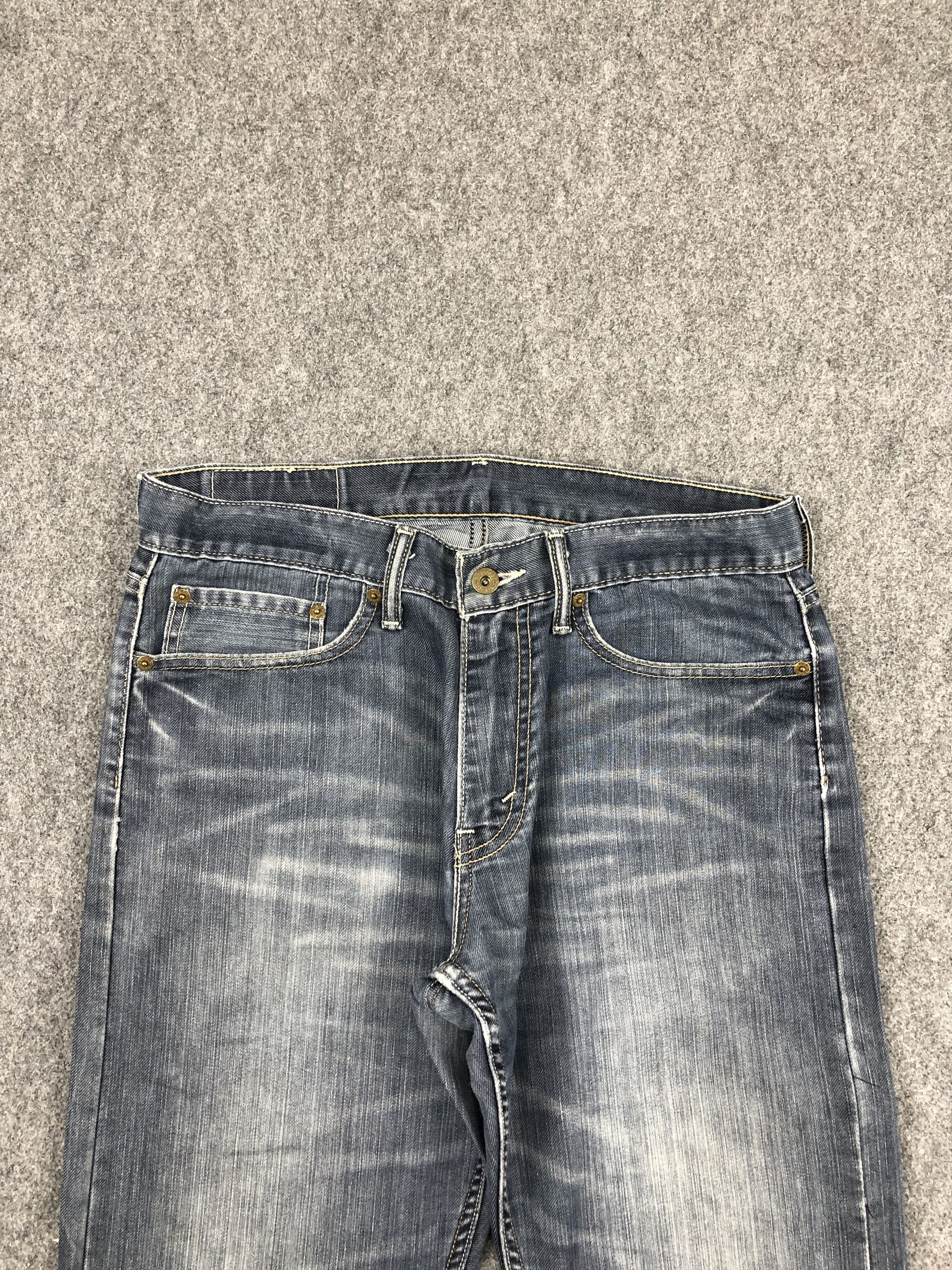 Levi's Vintage Levis 514 Faded Blue Jeans DPP0235 Size US 33 - 2 Thumbnail
