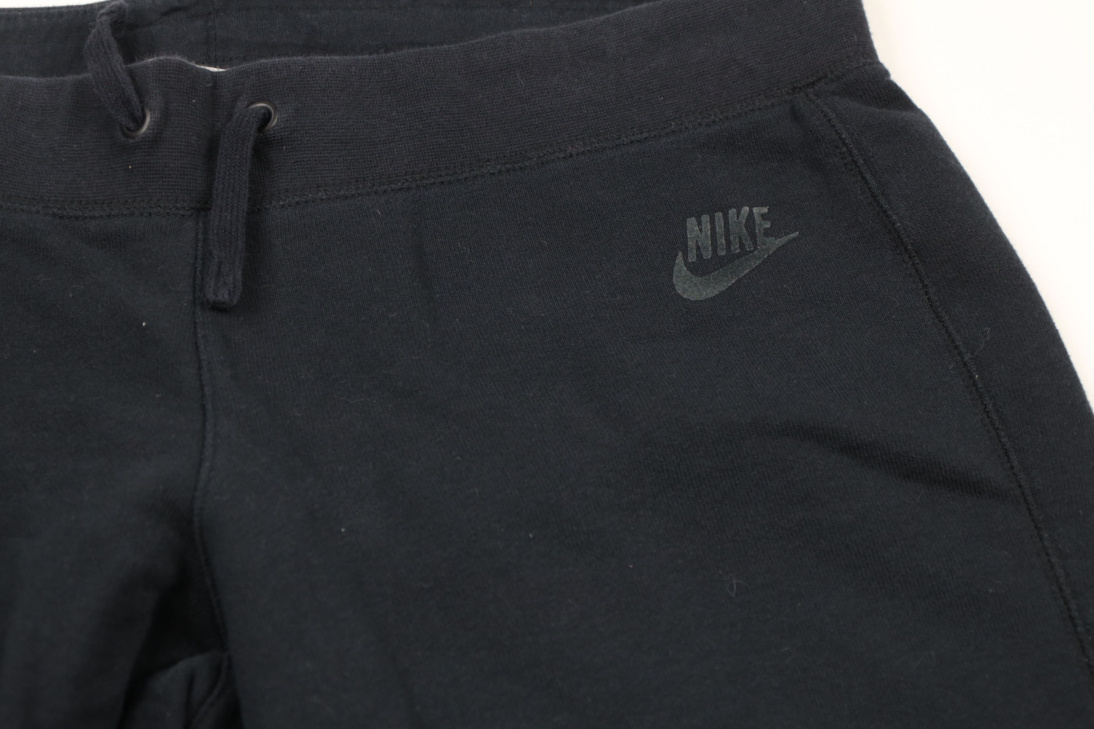 Nike × Vintage Vintage Y2K Nike Out Knit Wide Leg Flared Sweatpants Black Size 38" / US 16 / IT 52 - 5 Thumbnail