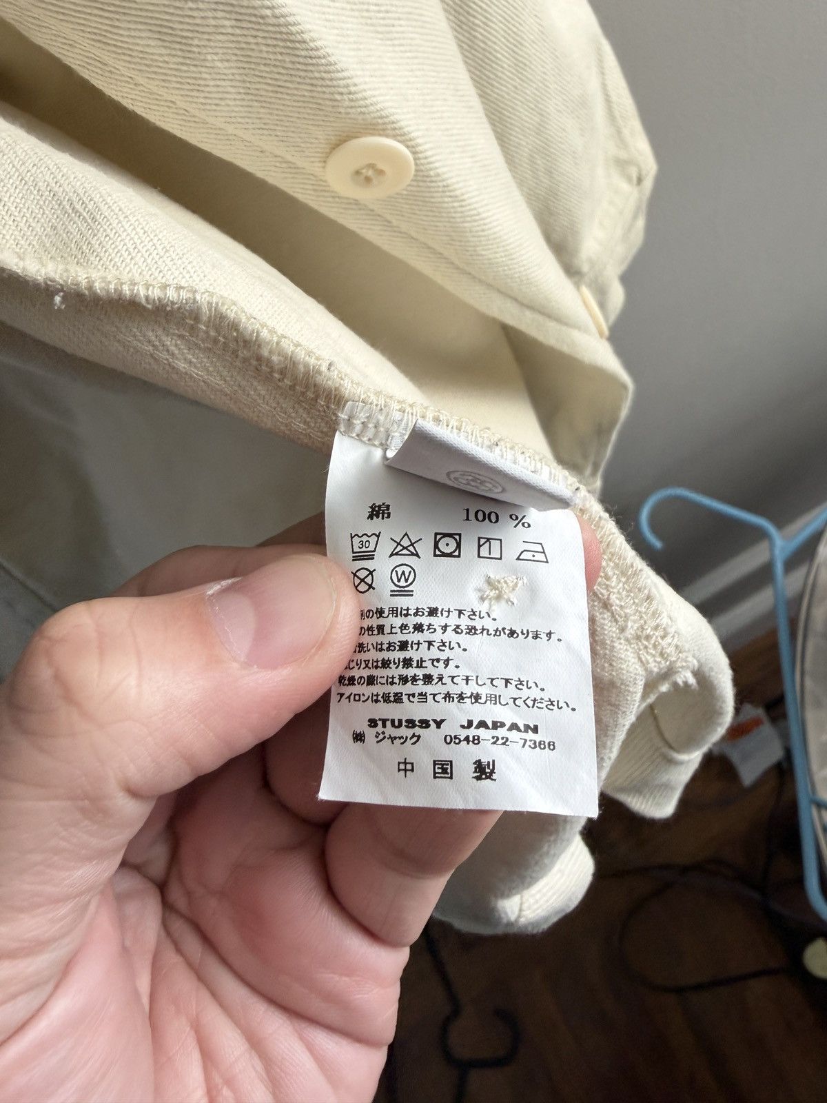 Stussy Stussy White Denim Chore Coat Size US M / EU 48-50 / 2 - 2 Thumbnail