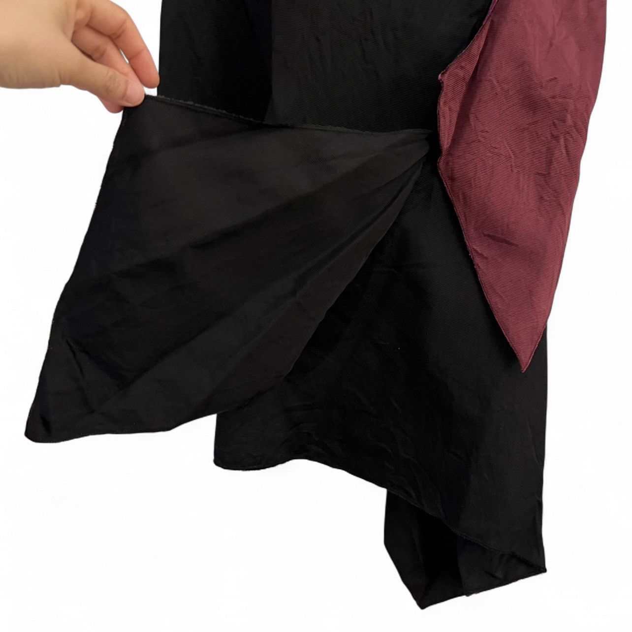 Miu Miu Miu Miu Y2K Silk Colorblock Halterneck Dress Size XS / US 0-2 / IT 36-38 - 5 Thumbnail