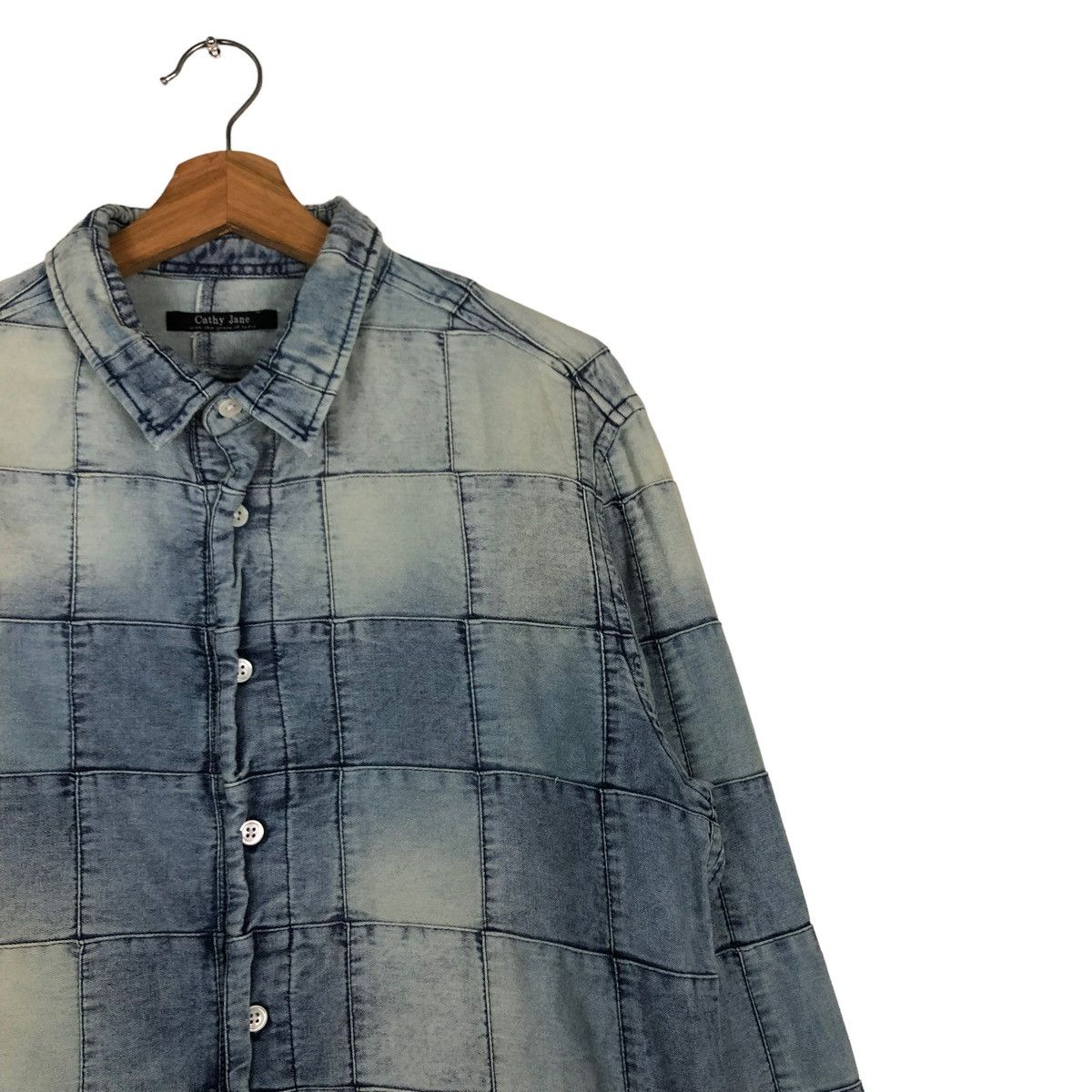 Japanese Brand 🔥VINTAGE PATCH WORK DENIM JACKET CATHY JANE JAPAN Size US M / EU 48-50 / 2 - 4 Thumbnail