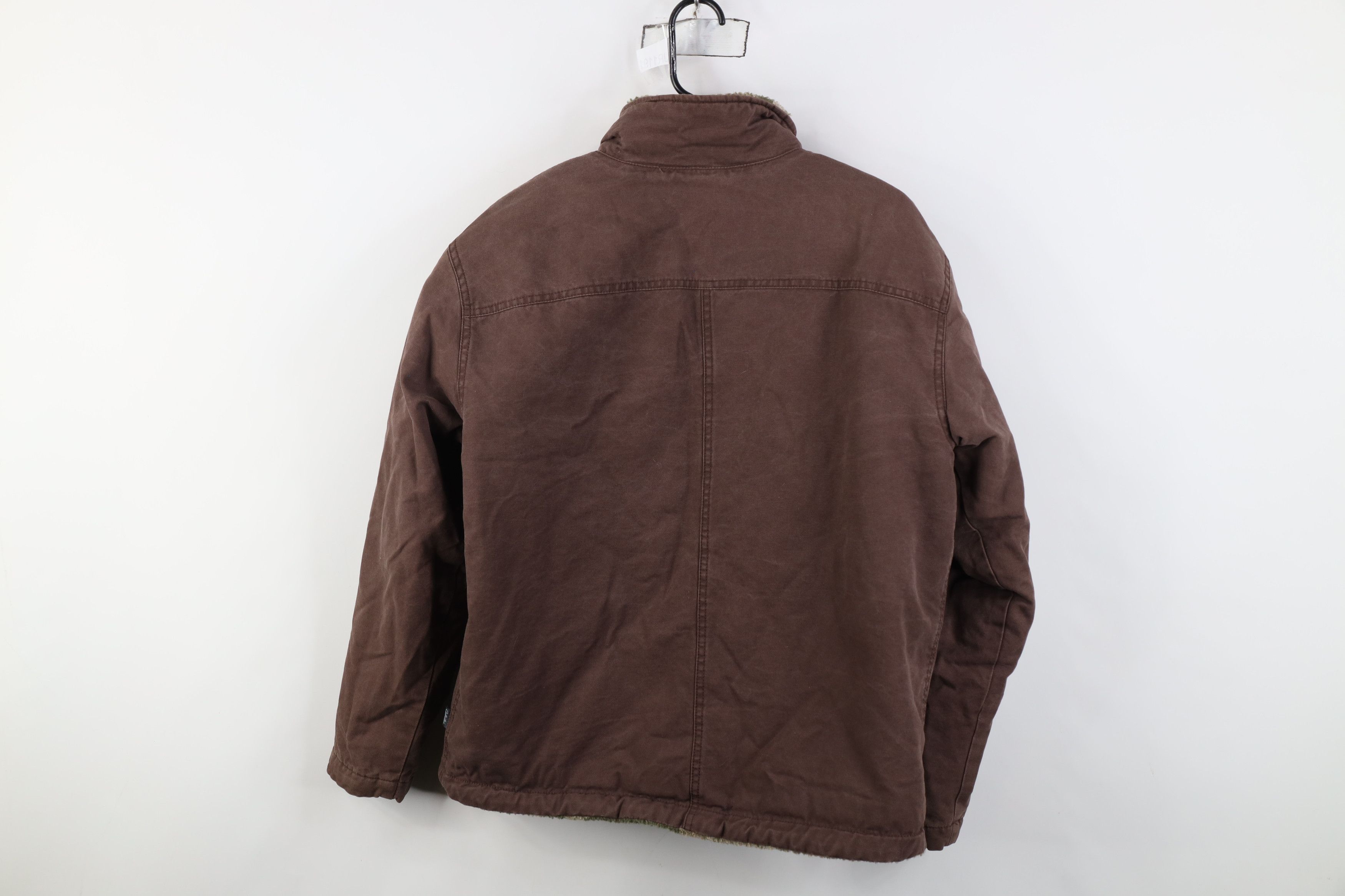 Cabelas Vintage Cabelas Camouflage Fleece Lined Canvas Bomber Jacket Size US M / EU 48-50 / 2 - 16 Thumbnail
