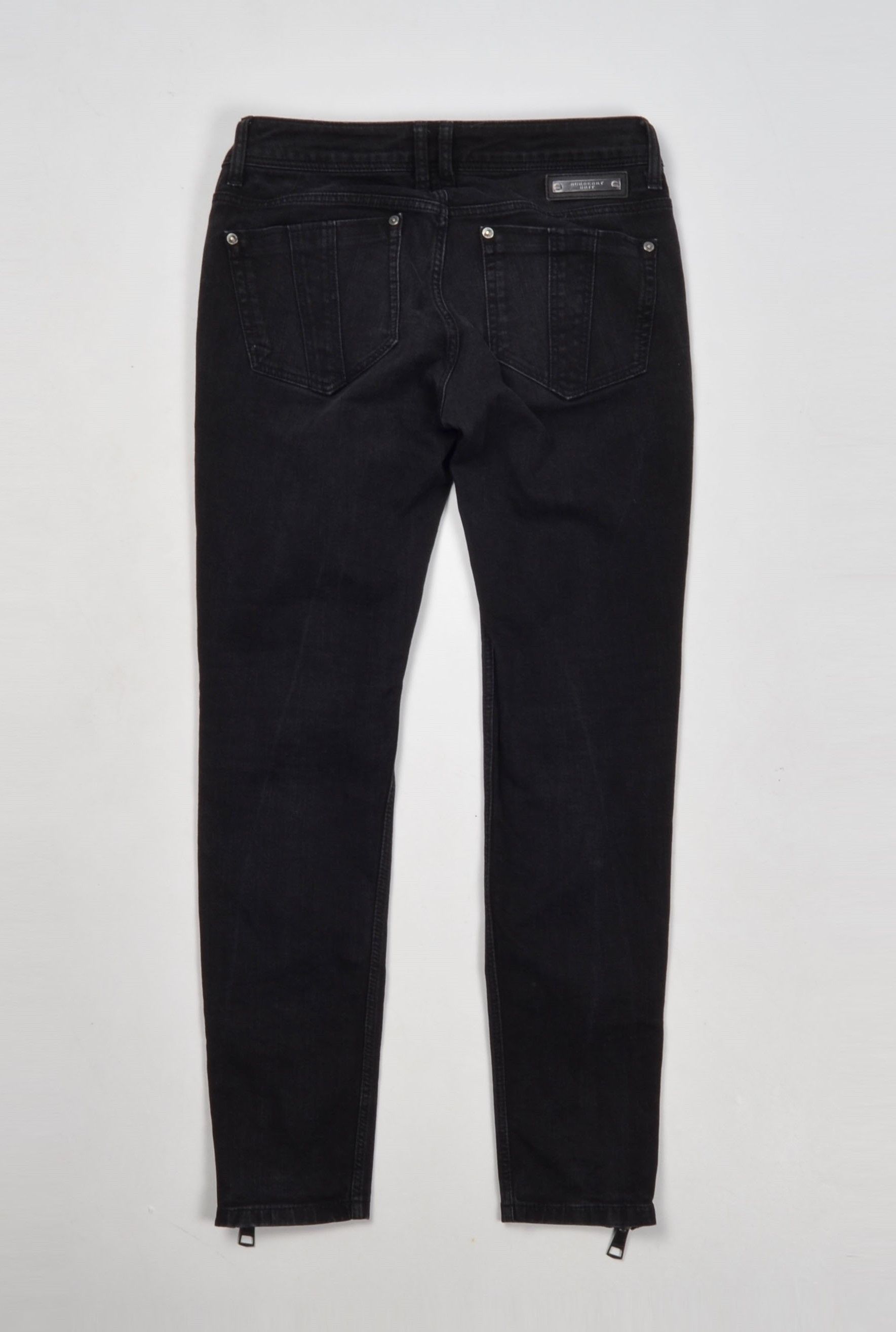 Burberry Burberry Brit Burrington Skinny Black Denim Jeans Size 28" / US 6 / IT 42 - 8 Thumbnail