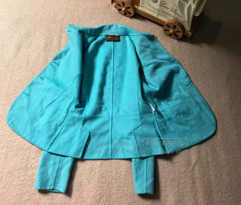 Loro Piana Loro Piana Lady Tiffany Blue Cashmere Dress Size XS / US 0-2 / IT 36-38 - 4 Thumbnail