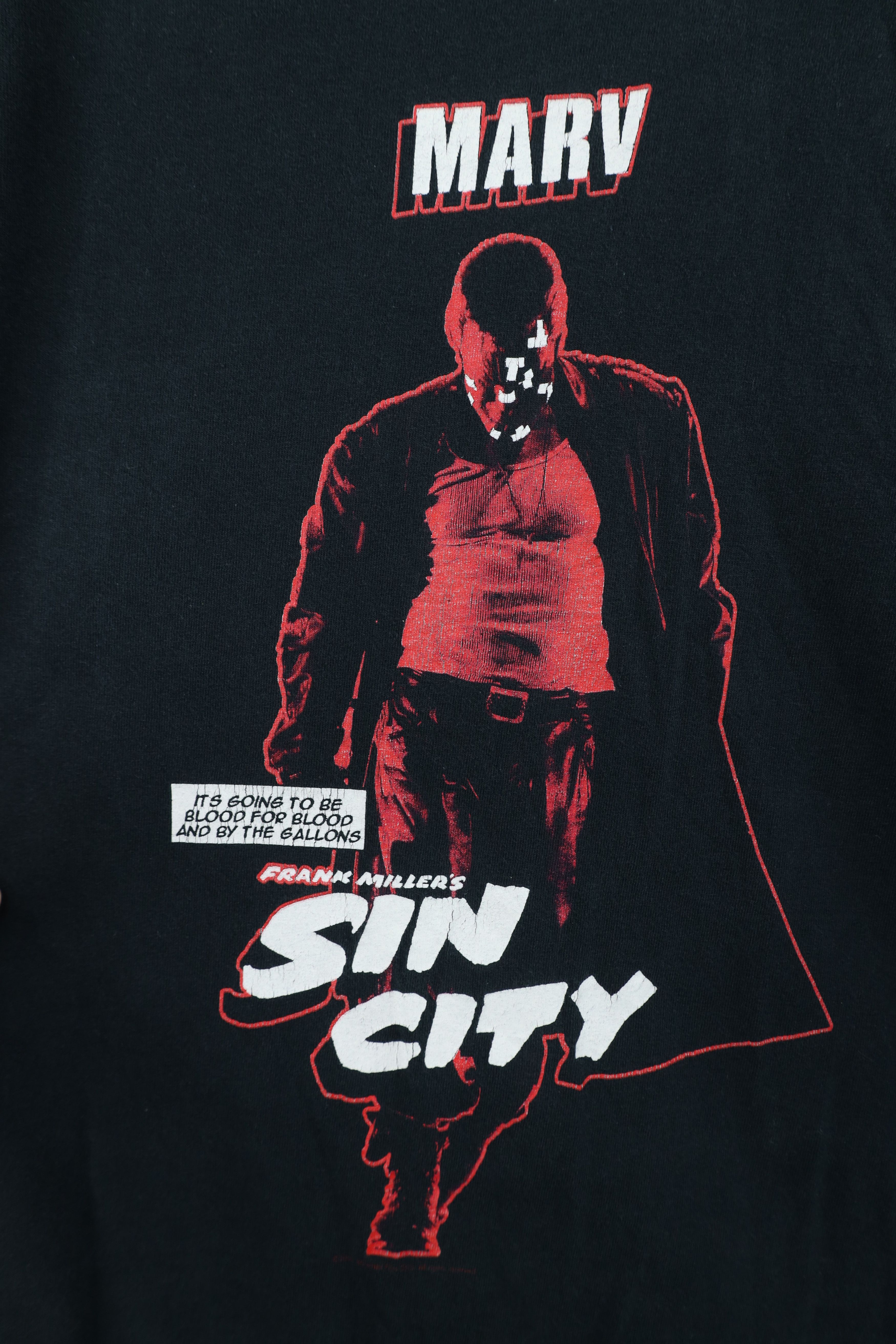 Gildan × Vintage Vintage Y2K 2005 Frank Miller Sin City Short Sleeve T-Shirt Size US L / EU 52-54 / 3 - 4 Thumbnail