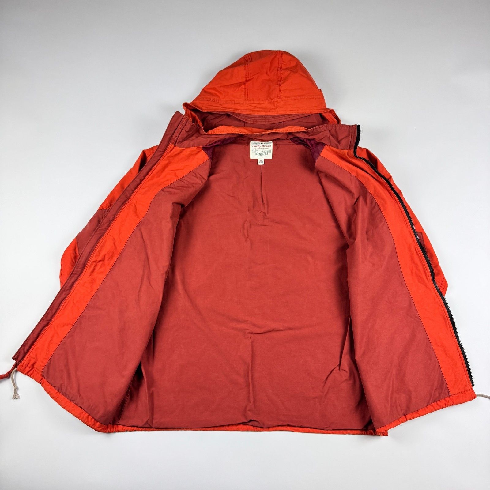 Lucky Brand Lucky Brand XL Orange Canvas Workwear Hooded Parka Rust Size US XL / EU 56 / 4 - 7 Thumbnail