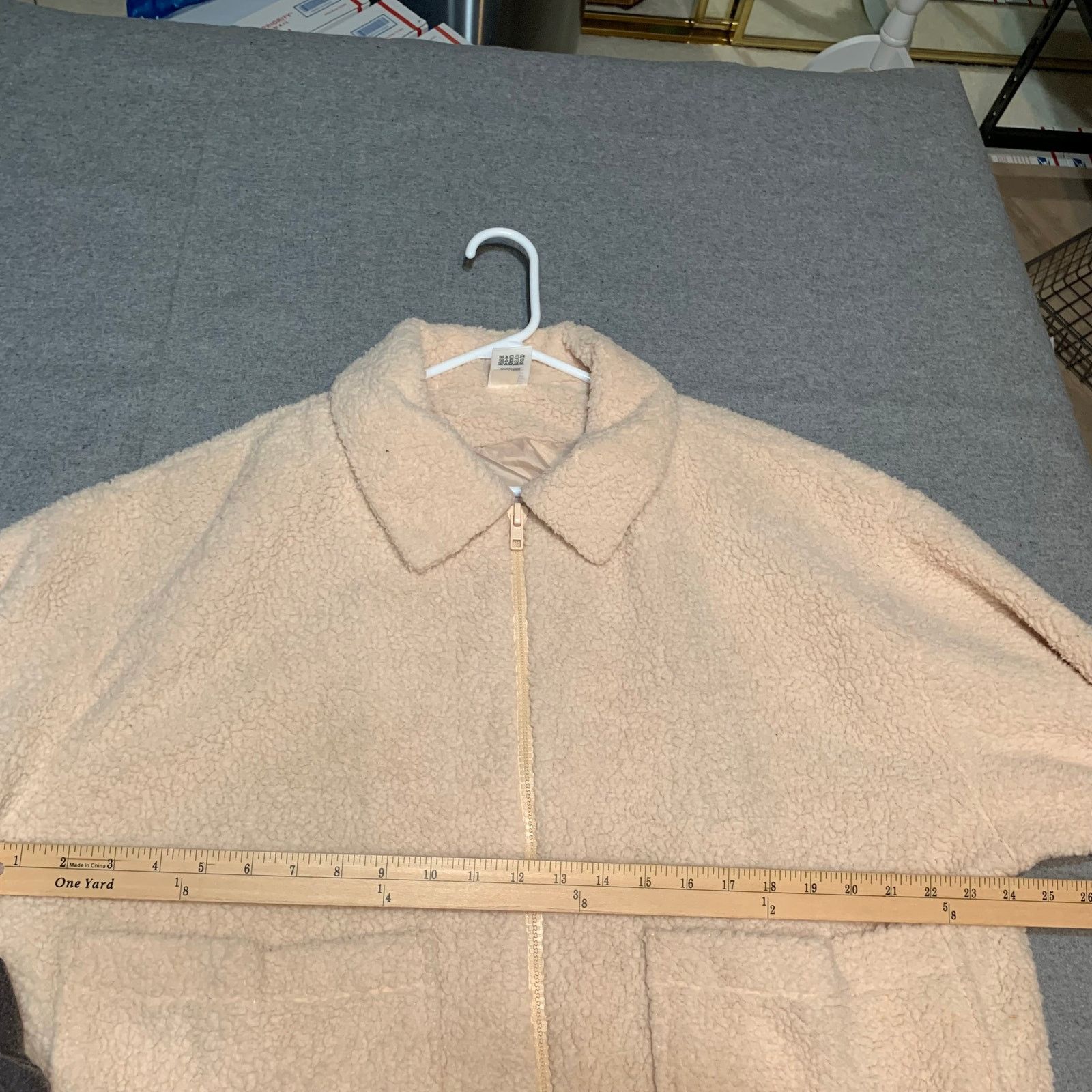 Pink PINK Sherpa Teddy Jacket Womens Size Large Full Zip Size L / US 10 / IT 46 - 6 Thumbnail