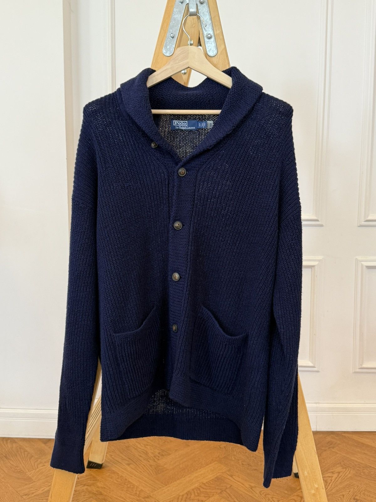 Polo Ralph Lauren Polo by Ralph Lauren Shawl-Collar Cardigan Sweater Size US XXL / EU 58 / 5 - 16 Thumbnail