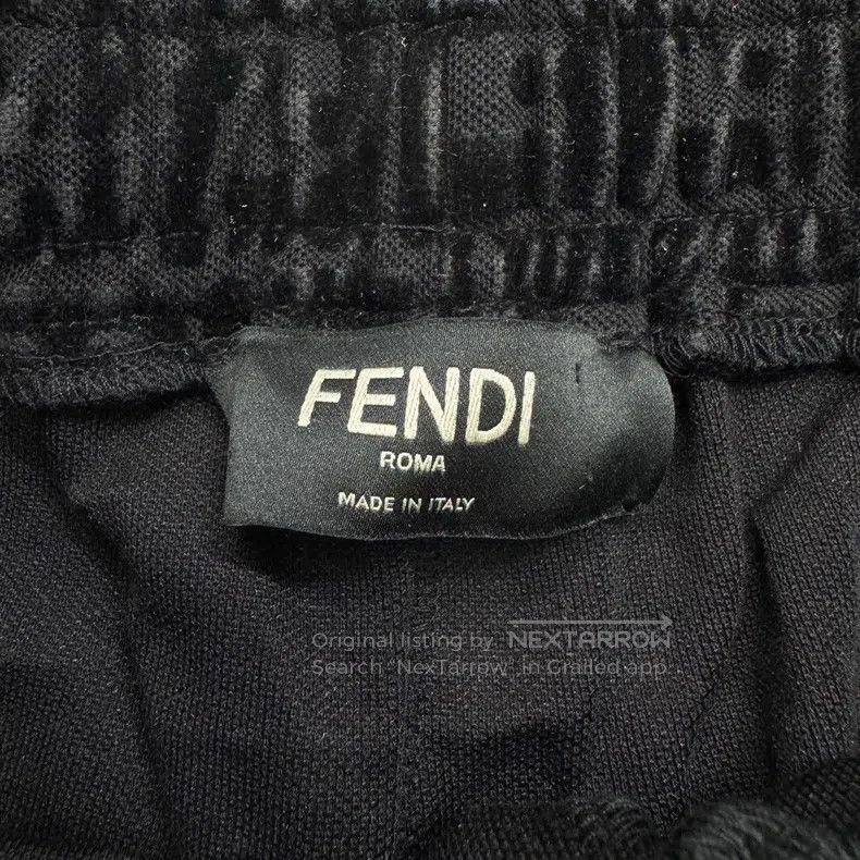 Fendi Fendi Double F Monogram Flocked Short Pants Size US 36 / EU 52 - 4 Thumbnail