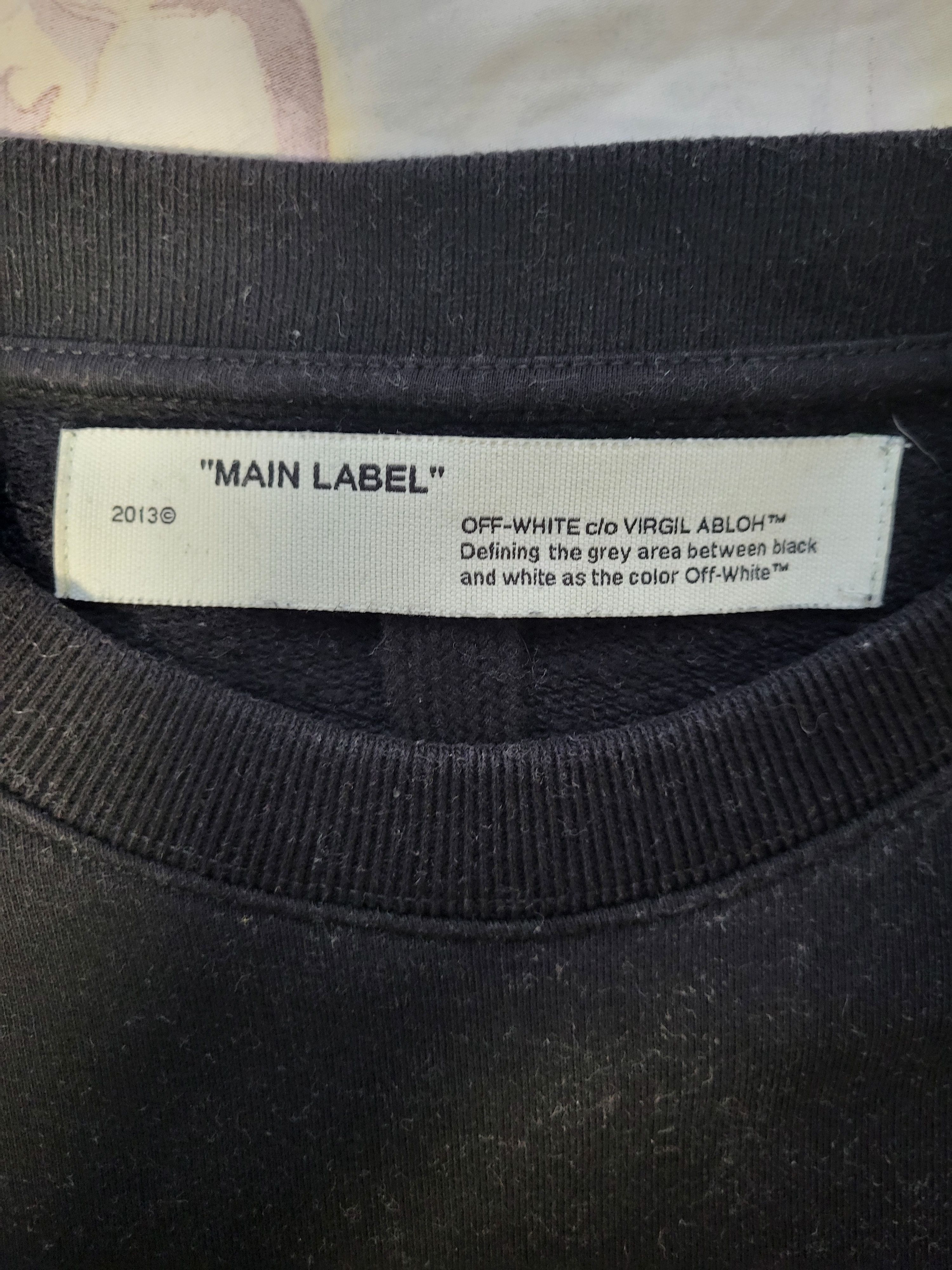 Off-White Preloved Unisex Rationalism Sweatshirt Size US XXS / EU 40 - 6 Thumbnail