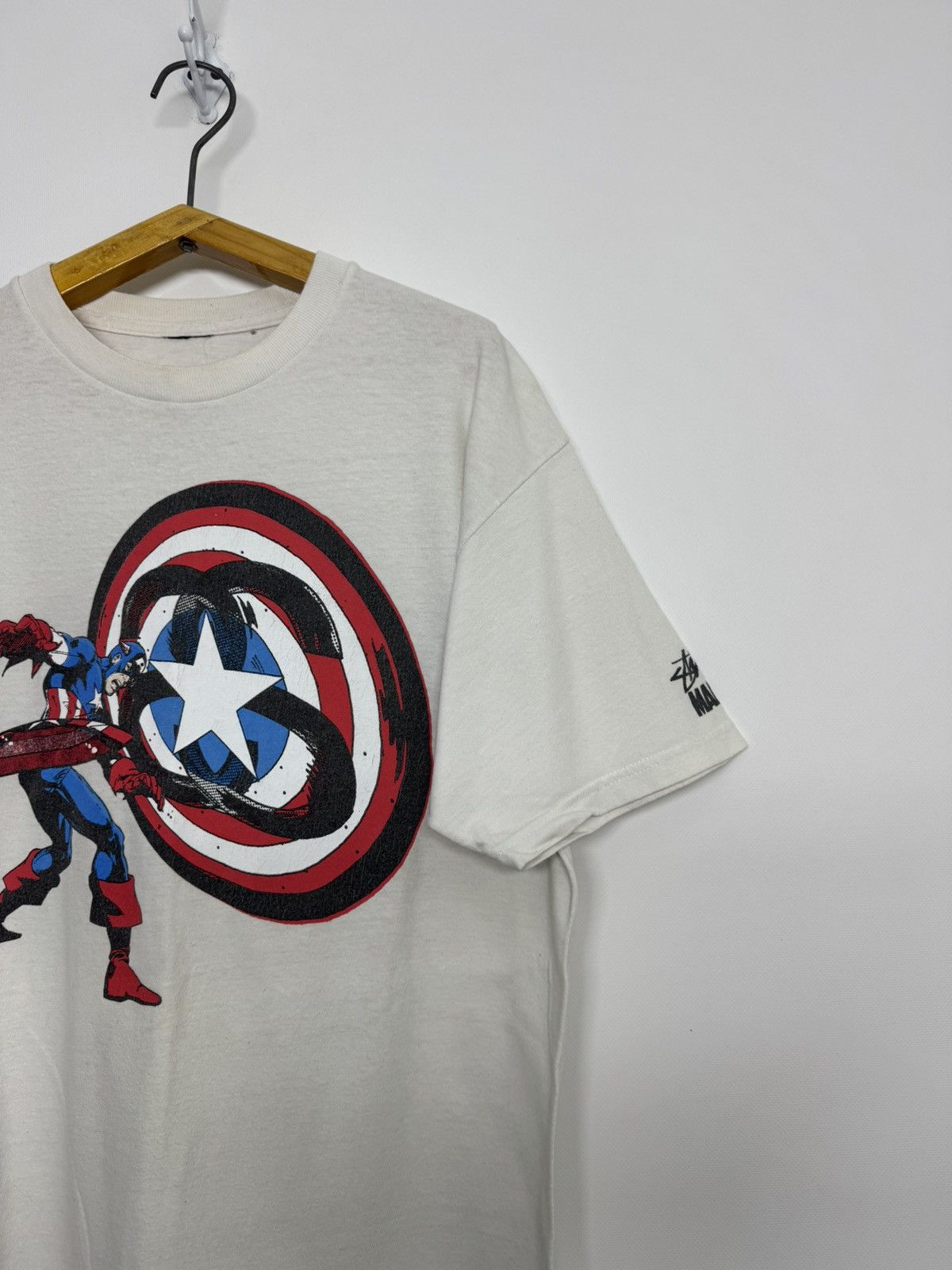 Marvel Comics × Stussy Vintage Stussy Marvel Captain America Size US M / EU 48-50 / 2 - 5 Thumbnail