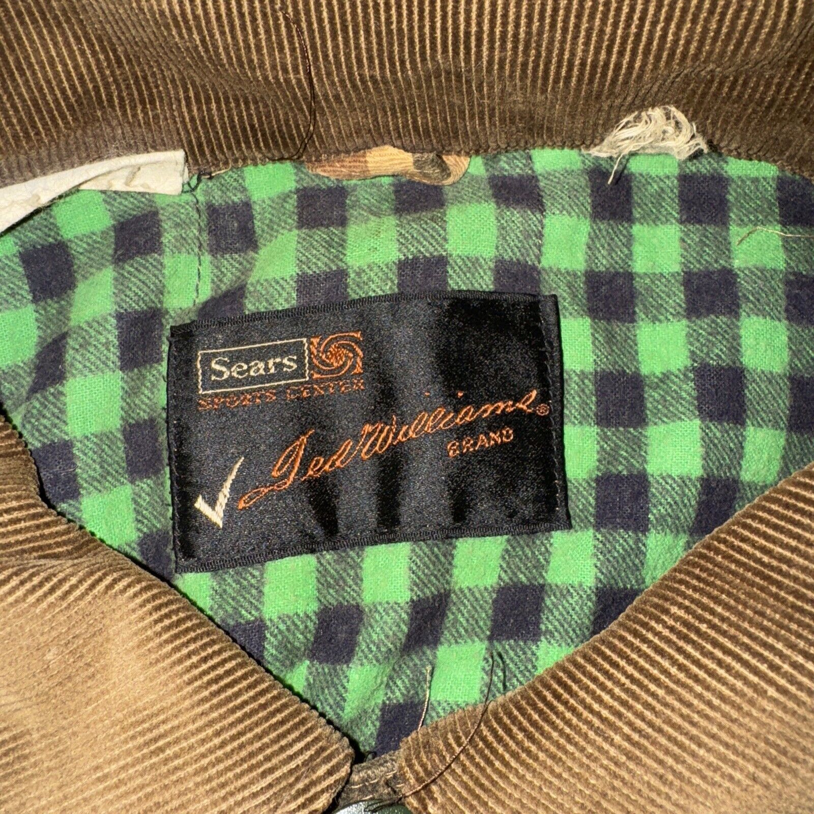 Japanese Brand × Sears × Vintage Vintage Sears Camo Farm Jacket XL 26x29 Flannel Lined Green Size US XL / EU 56 / 4 - 6 Thumbnail
