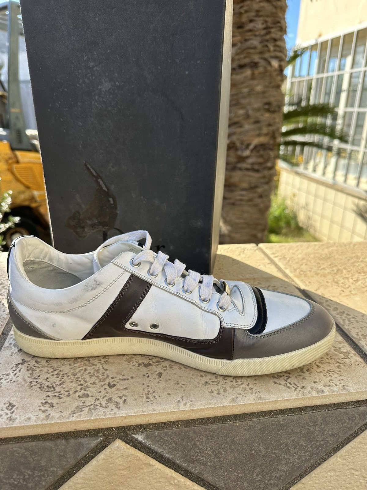 Dior Dior Homme Shoes Sneakers 42 size Grey/White Size US 8.5 / EU 41-42 - 5 Thumbnail