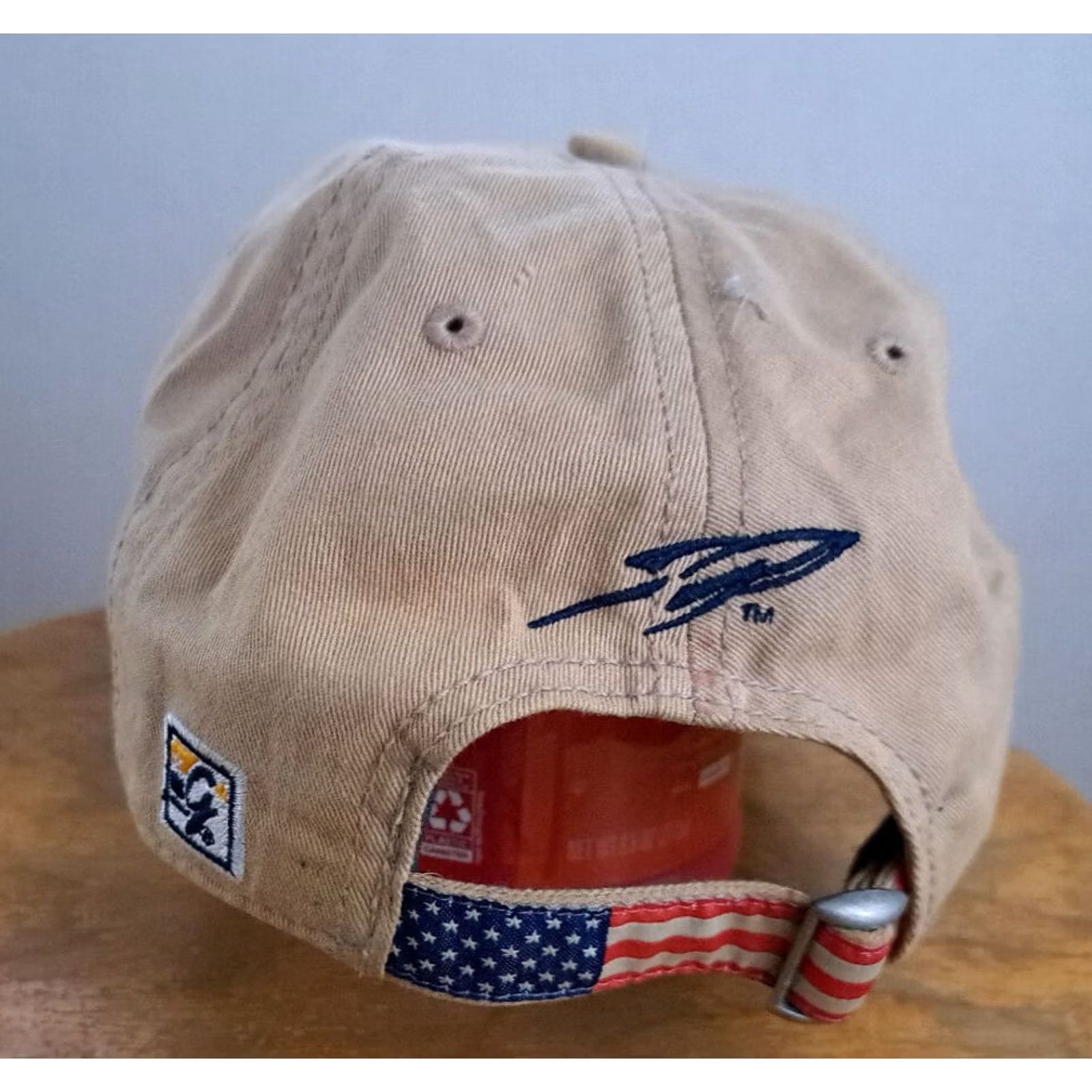 Vintage Toledo University Rockets The Game Adjustable Patrotic Hat Men Beige Cotton Baseball Cap University baseball Rocketeer Adjustable Cap Size ONE SIZE - 3 Thumbnail
