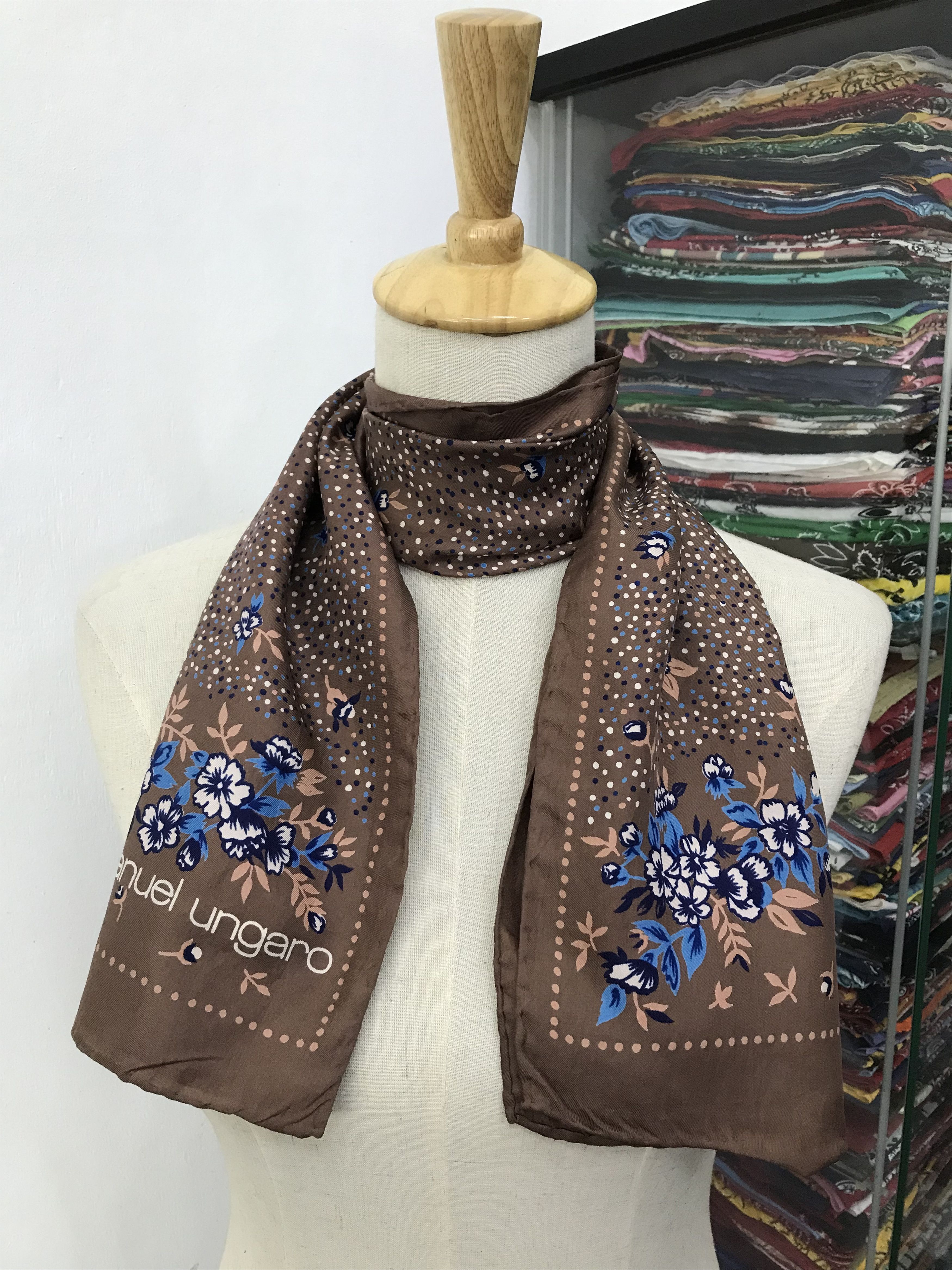 Emanuel Ungaro Vintage Emanuel Ungaro Silk Scarf Size ONE SIZE - 1 Thumbnail