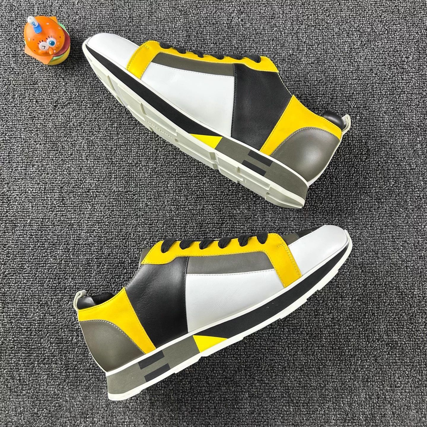 Hermes Hermes color blocked casual sneakers EUR41.5 Size US 8.5 / EU 41-42 - 3 Thumbnail