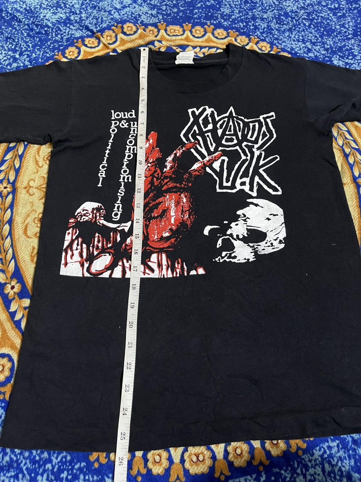 Band Tees × Metallica Very Rare CHAOS UK 80s Punk band Size US S / EU 44-46 / 1 - 11 Thumbnail