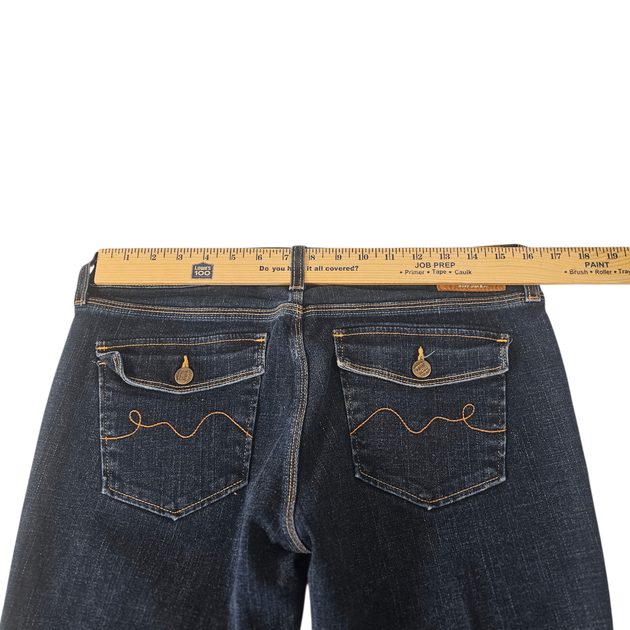 Other Vintage 90’s Imajean Nation Flare Jeans Size 32" / US 10 / IT 46 - 6 Thumbnail