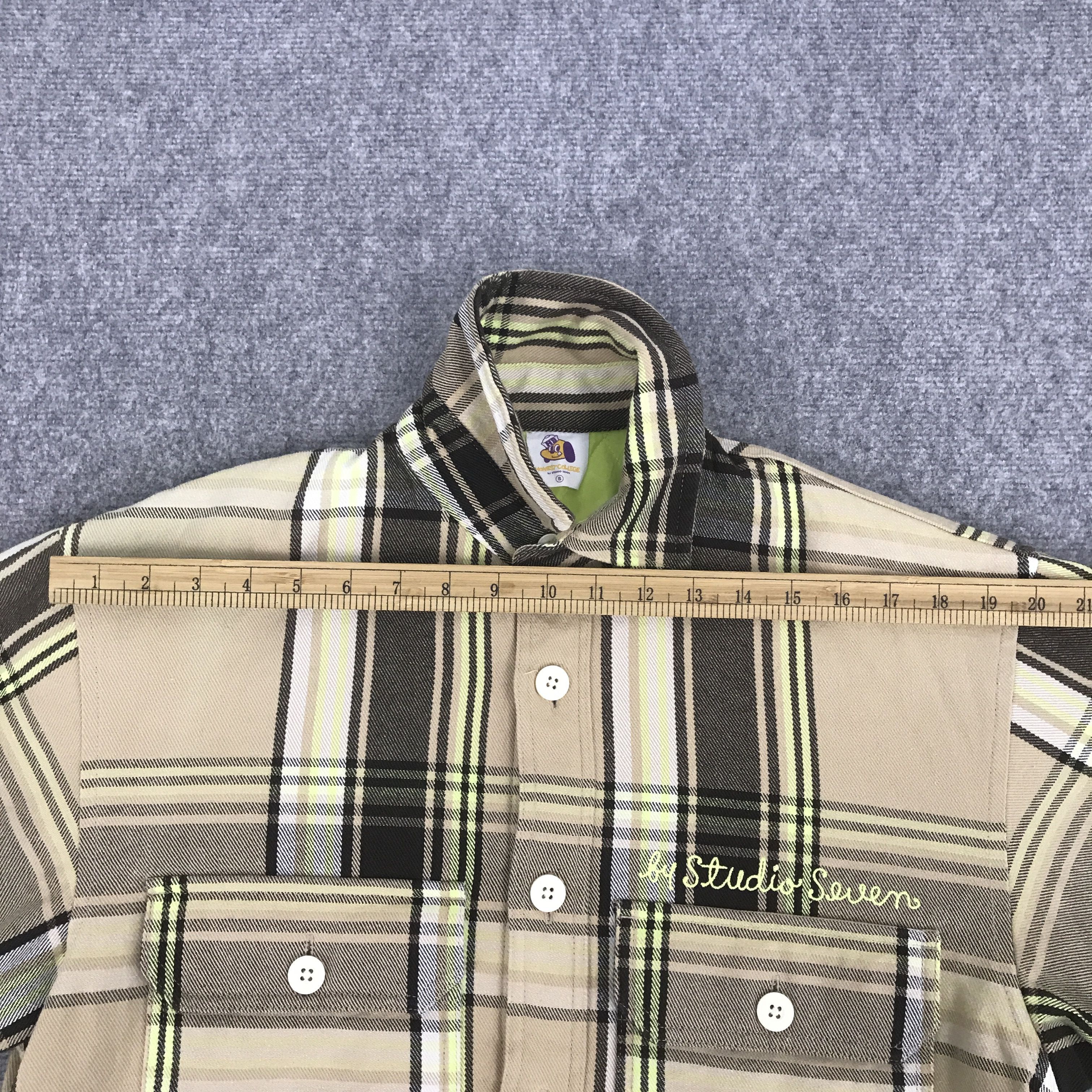 Japanese Brand × Studio Seven Rare Honest college Button Up Shirt Size US S / EU 44-46 / 1 - 5 Thumbnail