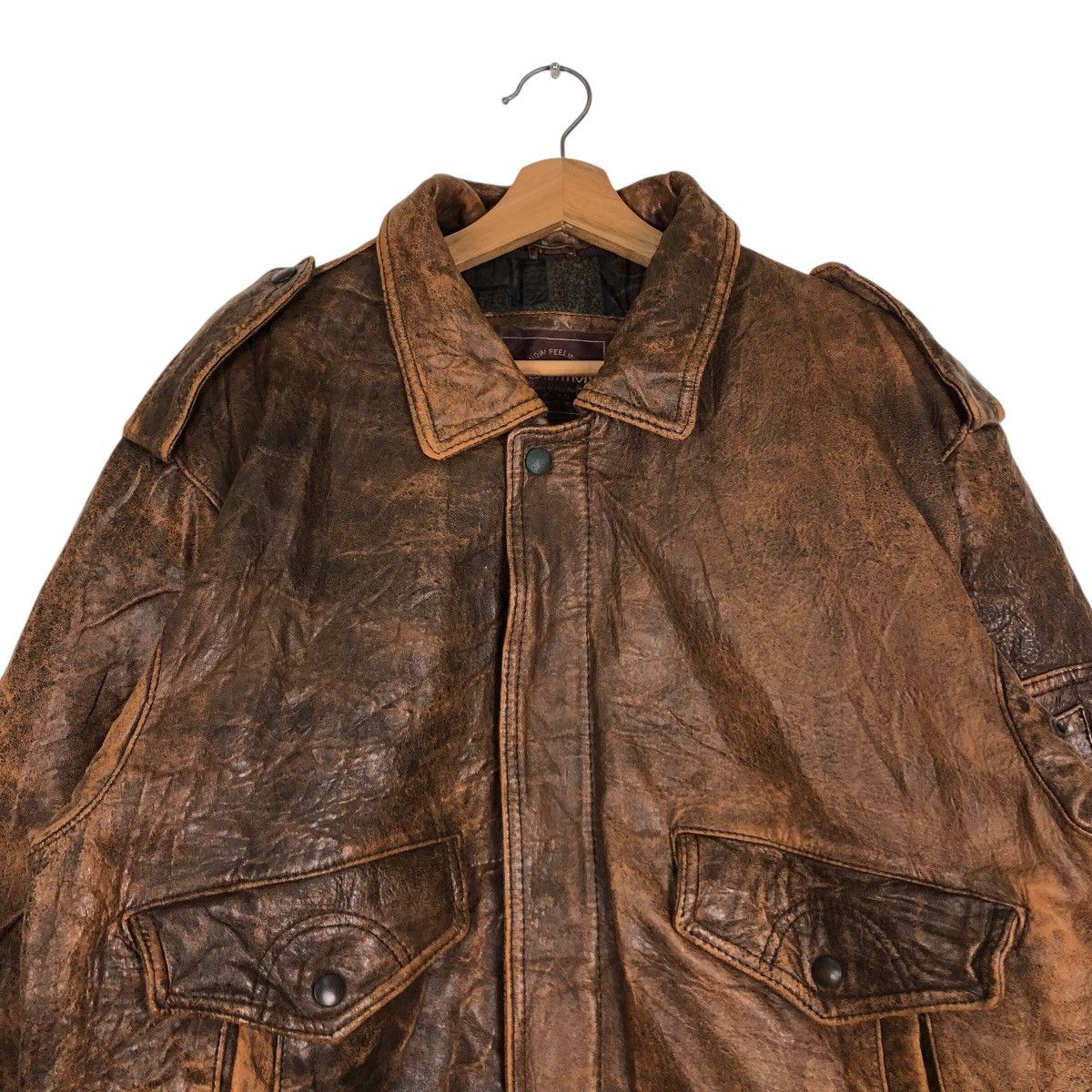 Japanese Brand 📌Vintage Leather Jacket Biker Loldanthony Size US L / EU 52-54 / 3 - 4 Thumbnail