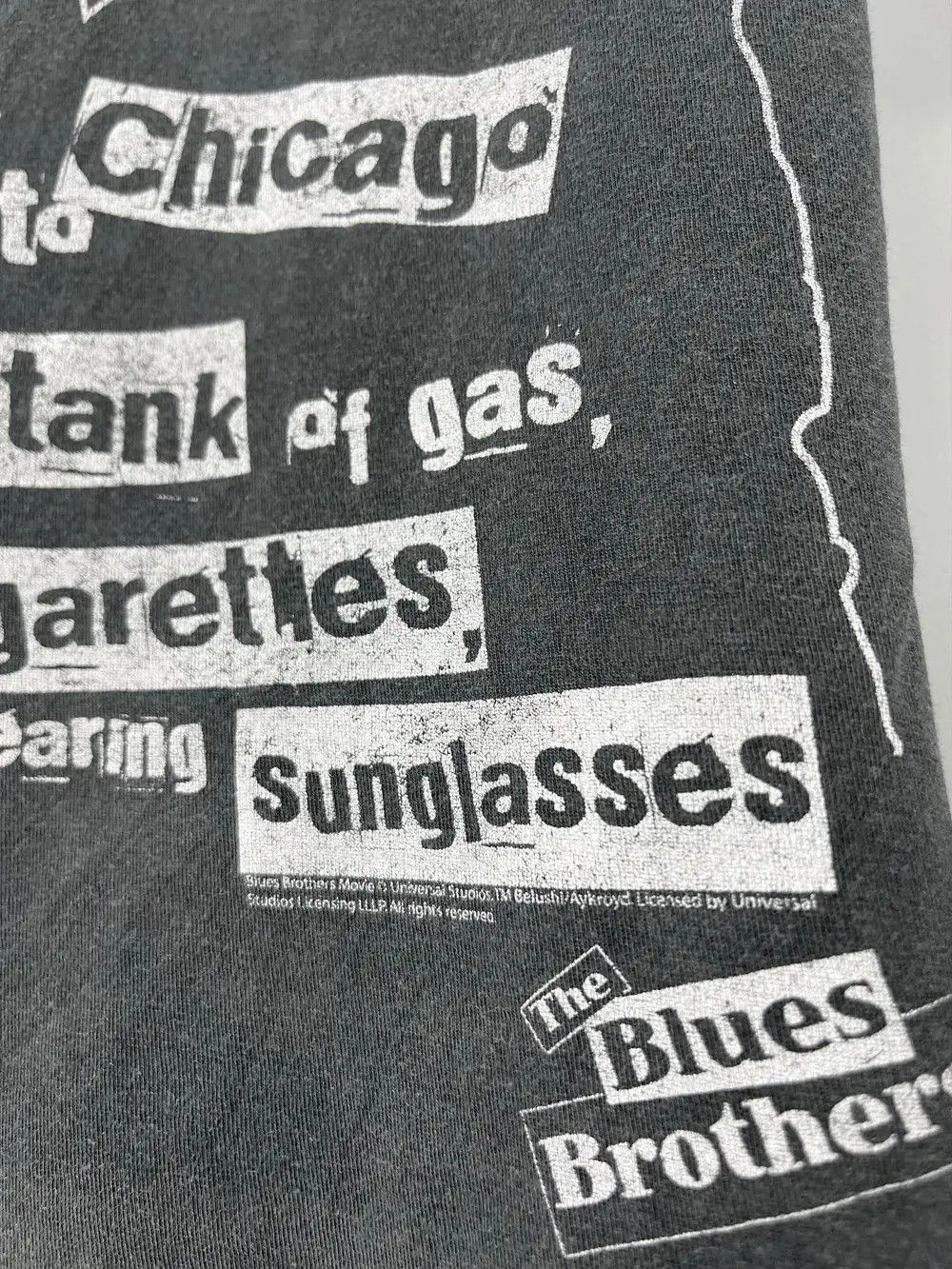 Other VINTAGE 90s THE BLUES BROTHERS "CHICAGO" TEE Size US M / EU 48-50 / 2 - 6 Thumbnail