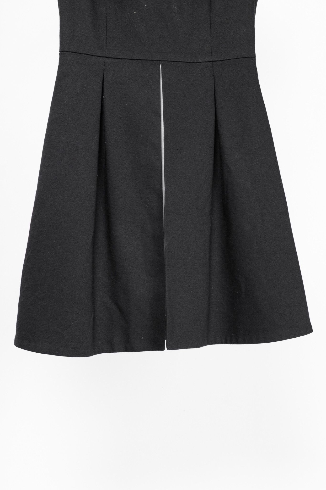 Alice + Olivia Alice + Olivia Bria Black & White Pleated Slit-Front Dress Size XS / US 0-2 / IT 36-38 - 6 Thumbnail