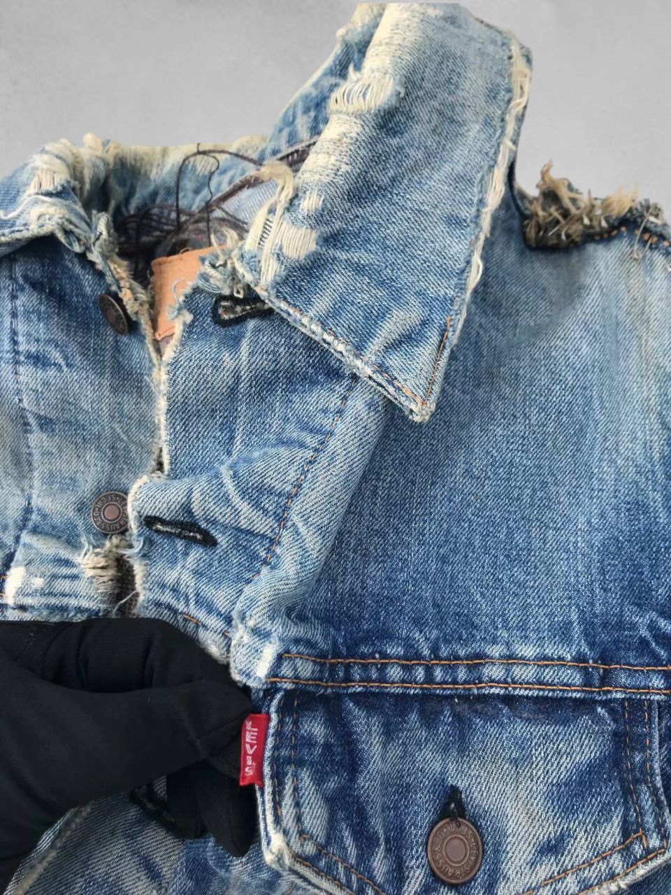Levi's HOLY THRASH🔥 Vintage 60s/70s Levi’s Big E Blanket Lined Size US M / EU 48-50 / 2 - 23 Thumbnail